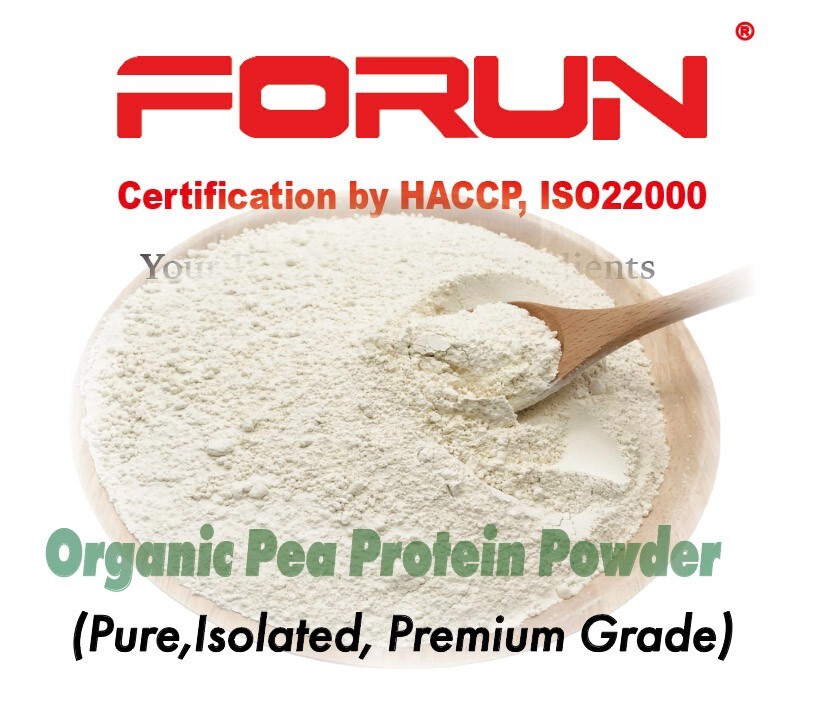 FORUN Organic Pure Pea Protein Isolate Powder 4KG-No Flavour,No Sugar