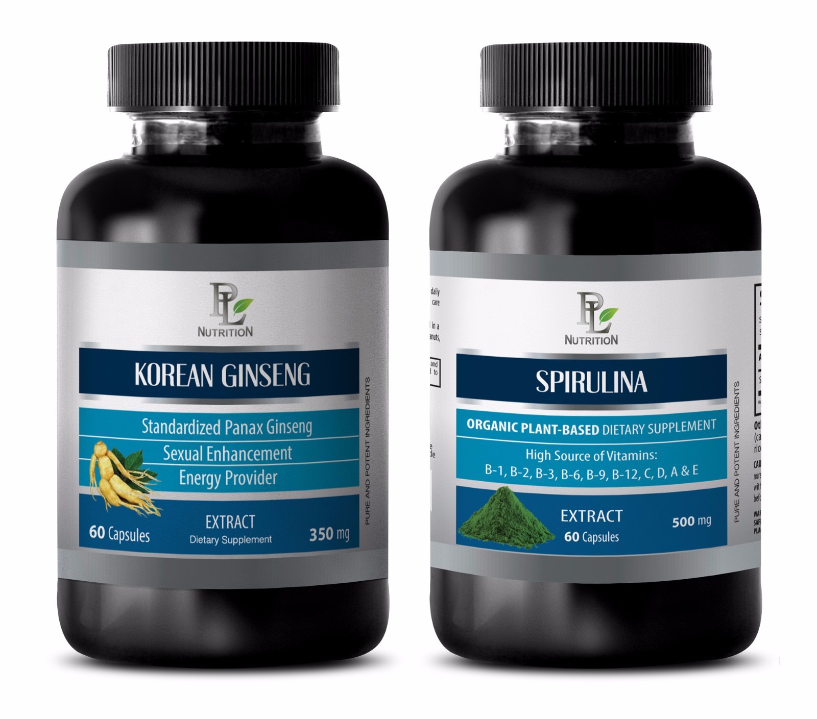 Immune extract – KOREAN GINSENG – SPIRULINA COMBO – spirulina and chlorella