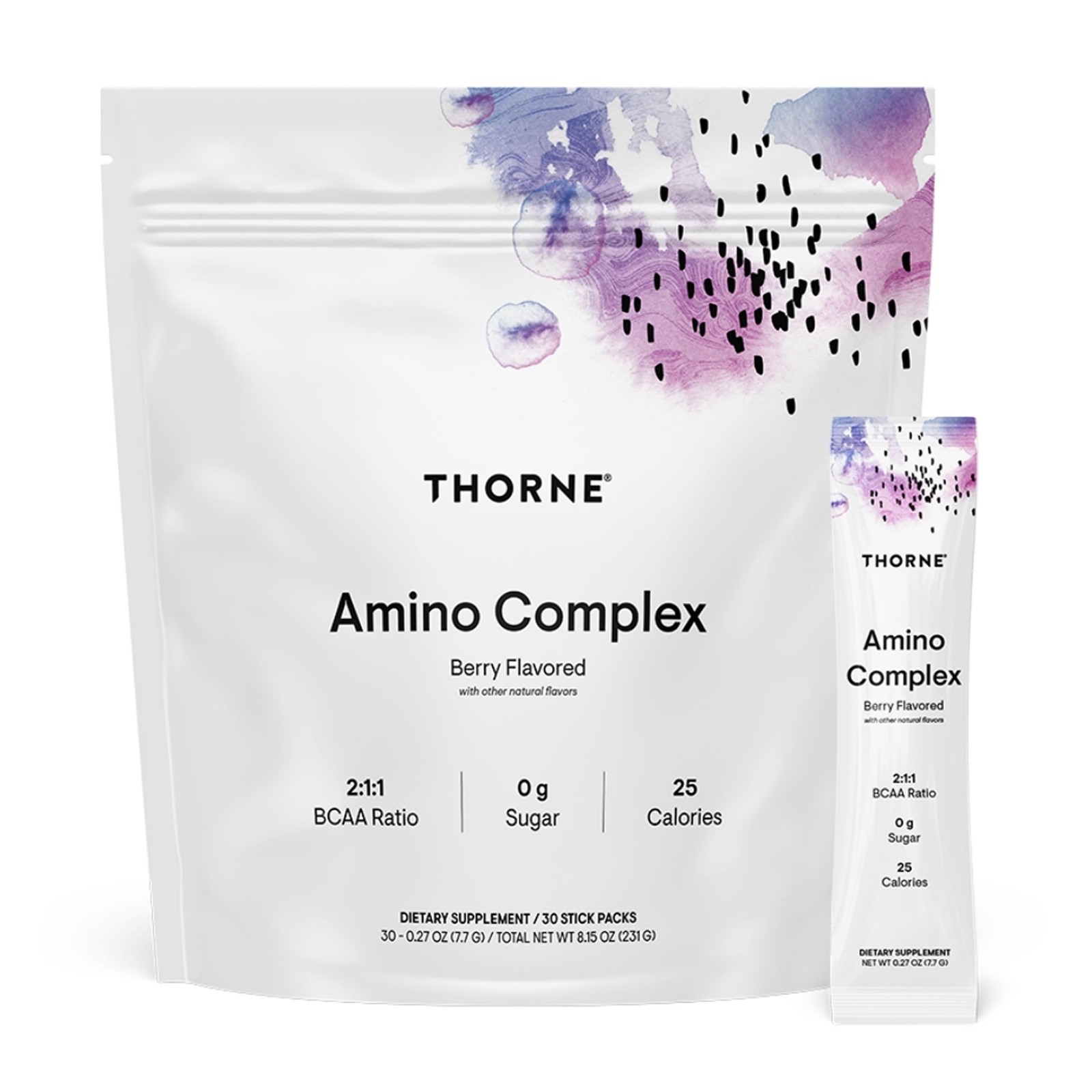 Amino Complex EAA BCAA Powder – Pre/Post Workout, Lean Muscle & Recovery, Berry,