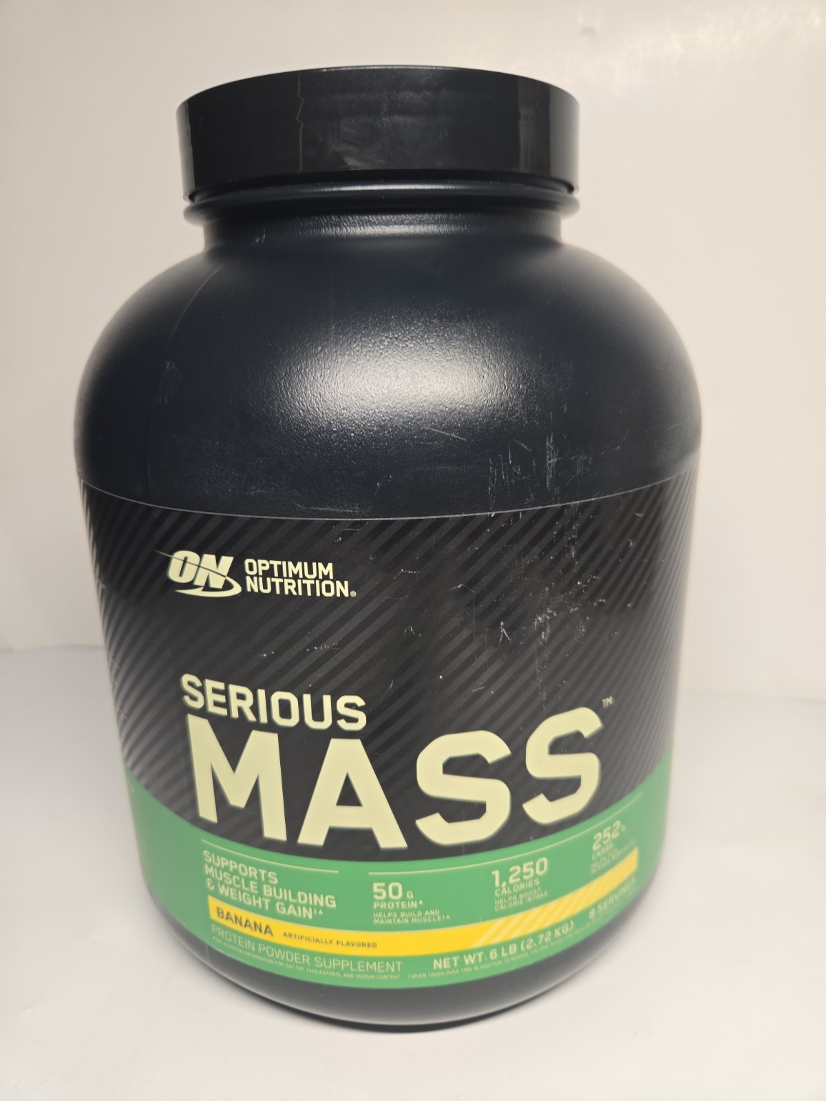 Optimum Nutrition Serious Mass High Protein Muscle BuildingBanana 6 Lbs Exp 5/27