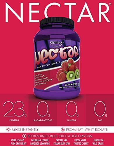Syntrax Nectar Native Grass-Fed Whey Protein Isolate, Refreshing Flavor,