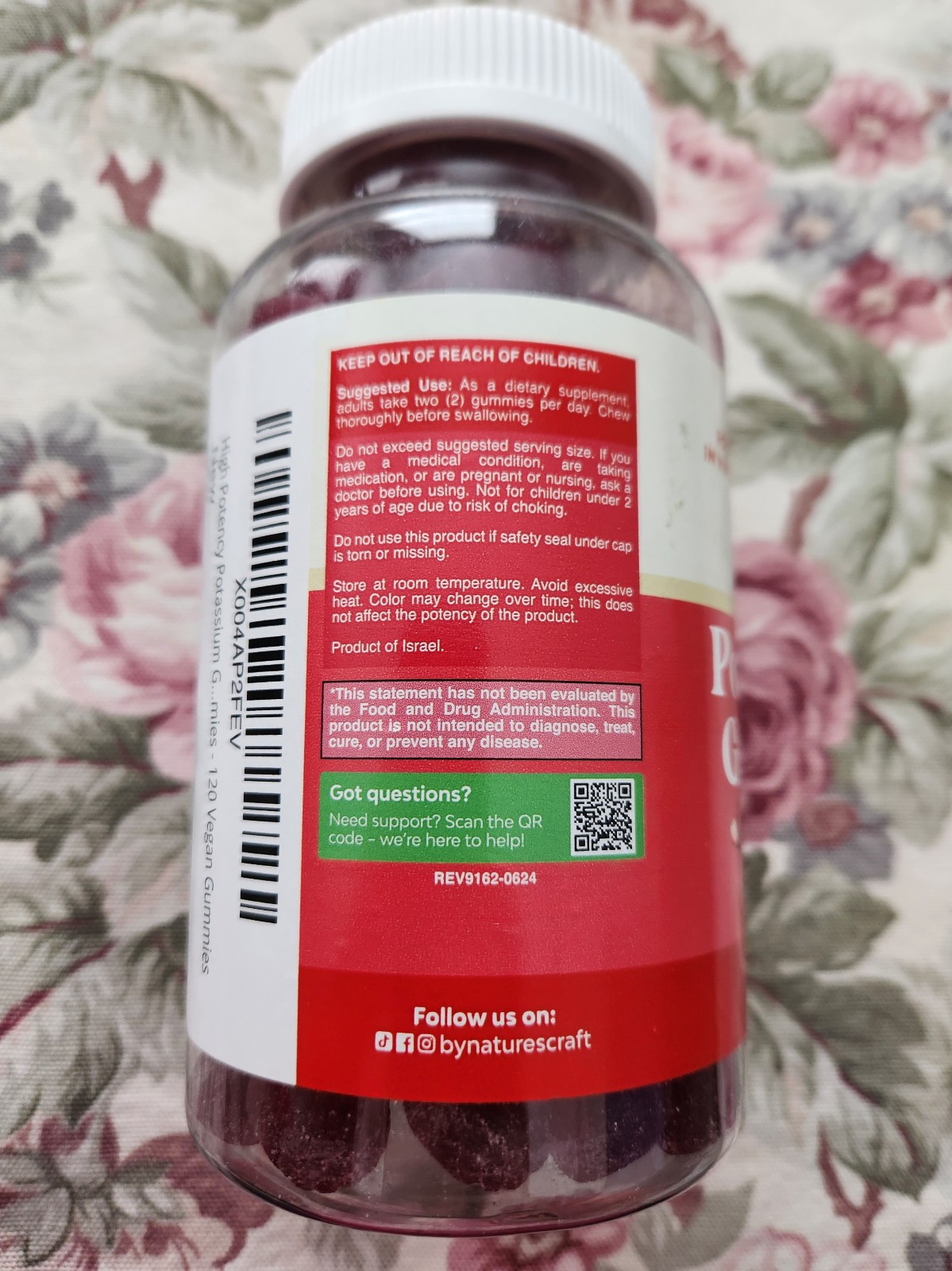 High Potency Potassium Gummies for Adults ~ Powerful Potassium Supplement Gummy