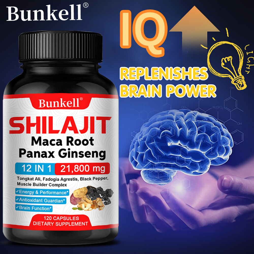 SHILAJIT Maca Root Panax Ginseng extract Muscle Health Energy&Performancesupport