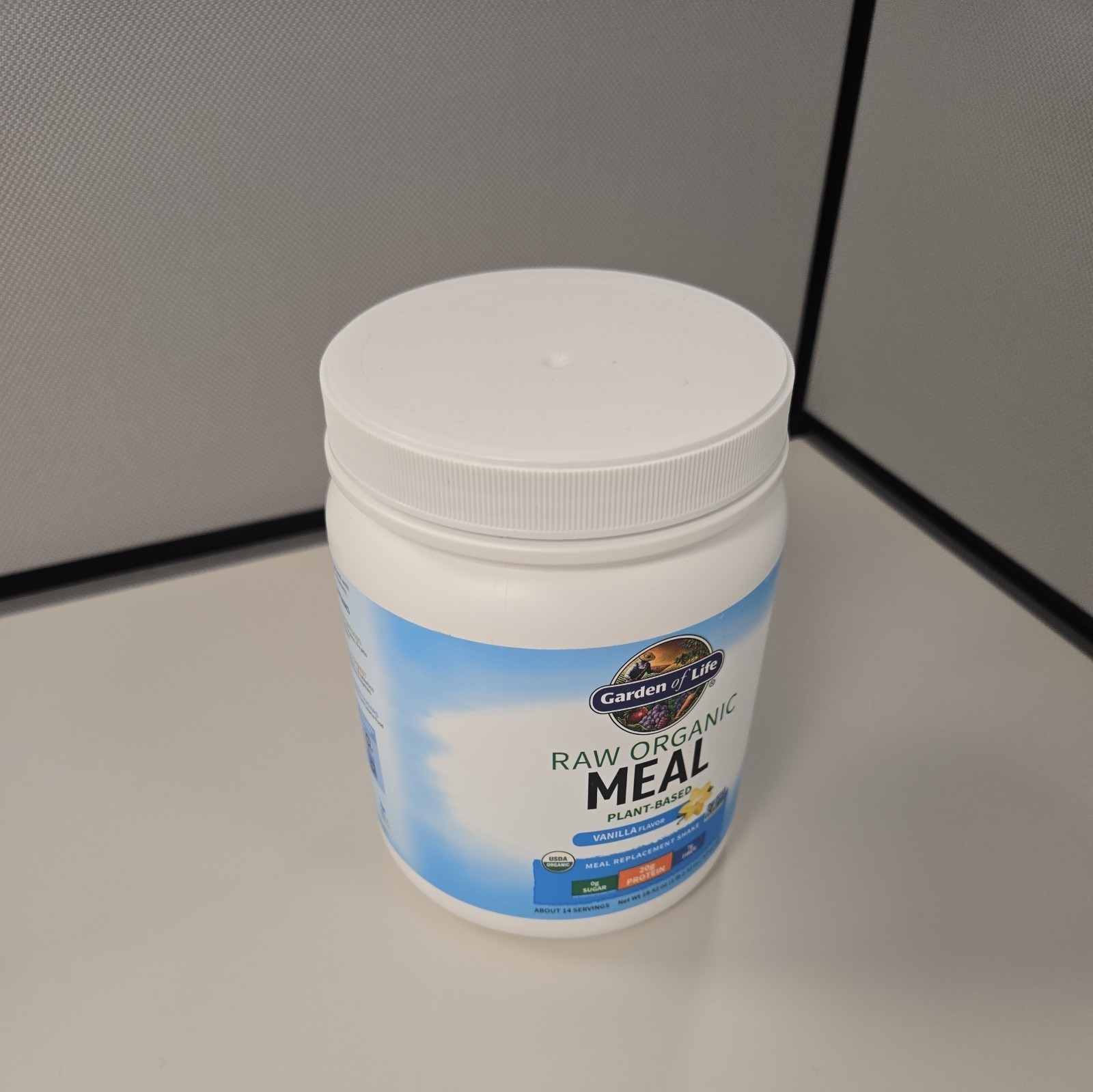 Garden of Life Raw Organic Meal Protein Powder, 1lbs – Vanilla