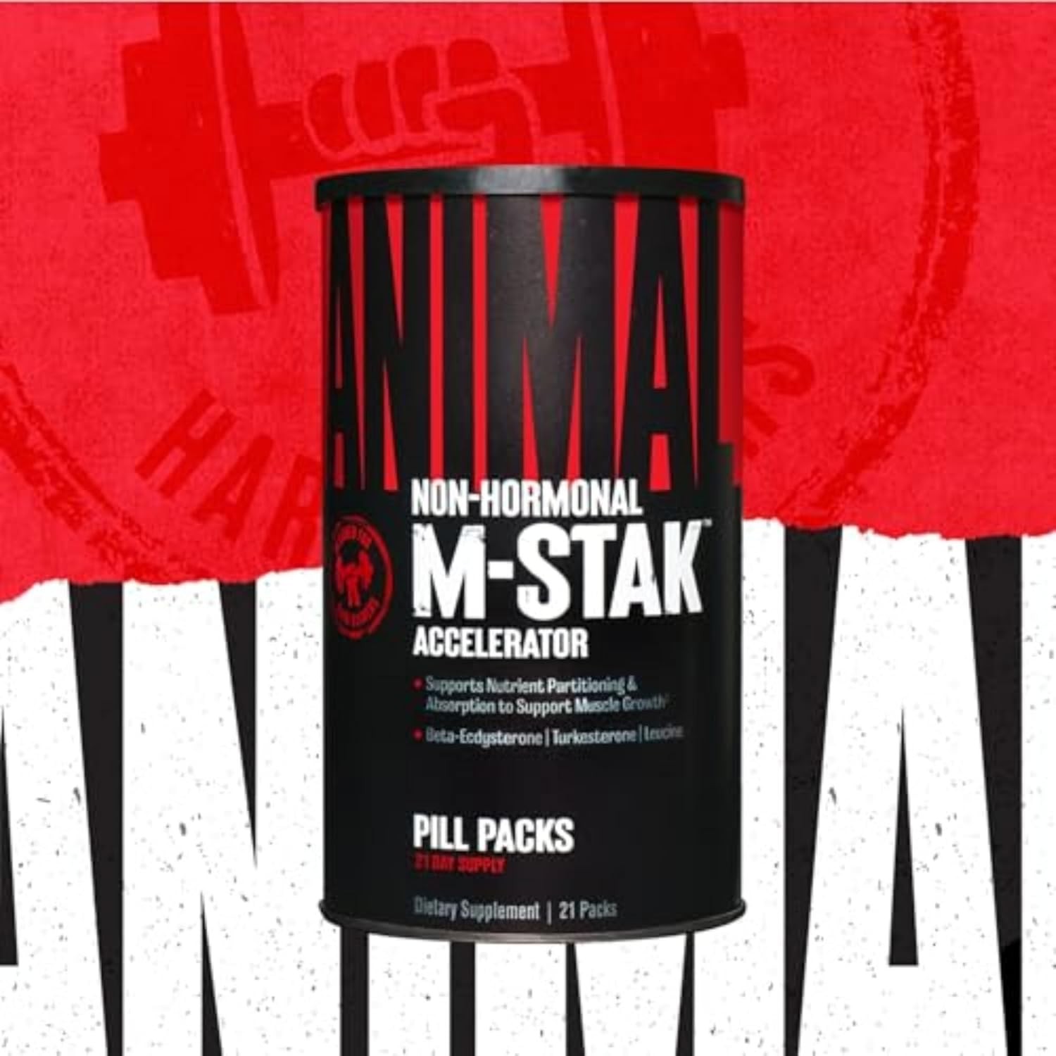 Animal M-Stak – Muscle Builder and Anabolic Mass Gainer Supplement for…
