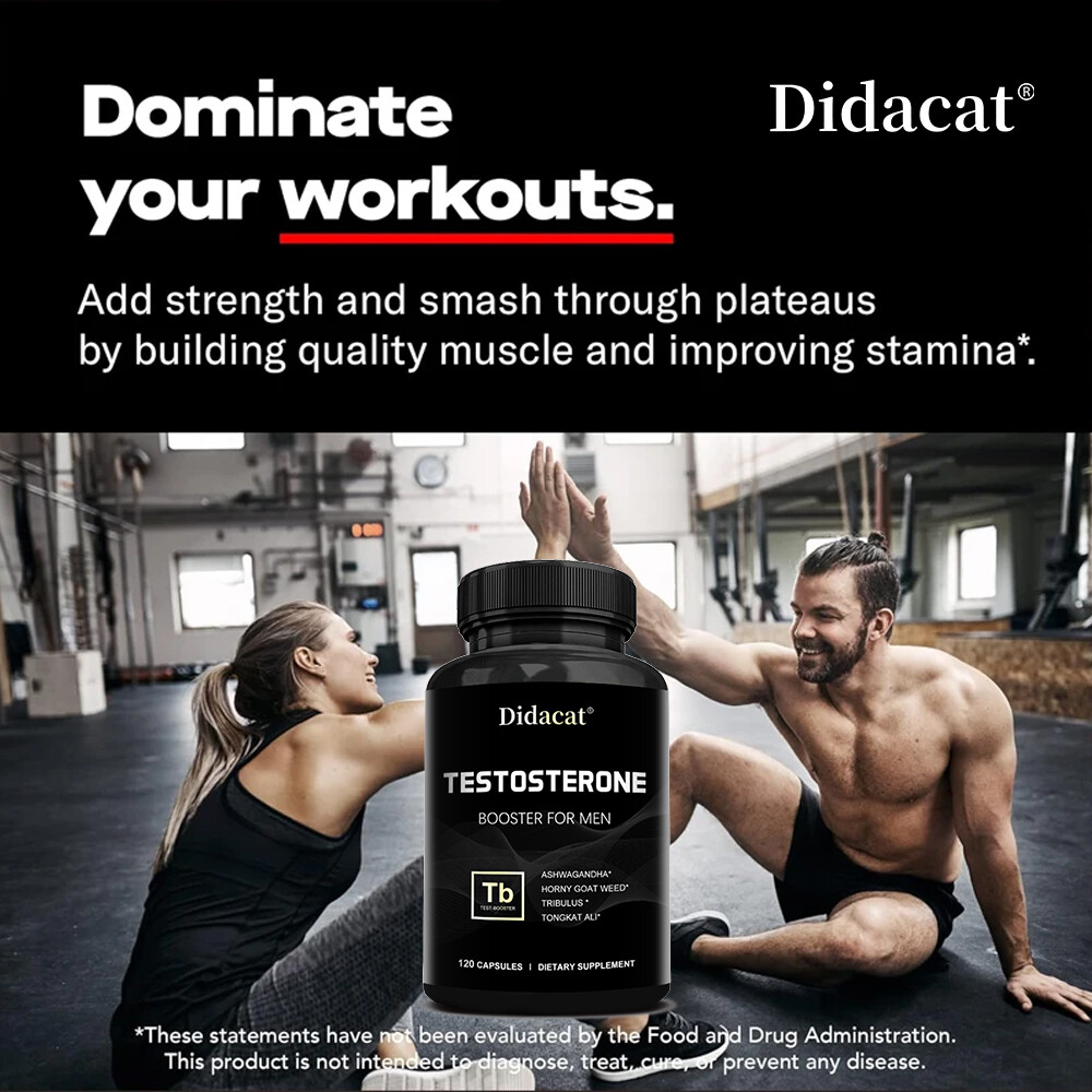 Natural Testosteron Booster Increase Energy Improve Muscle Mass Strength Growth