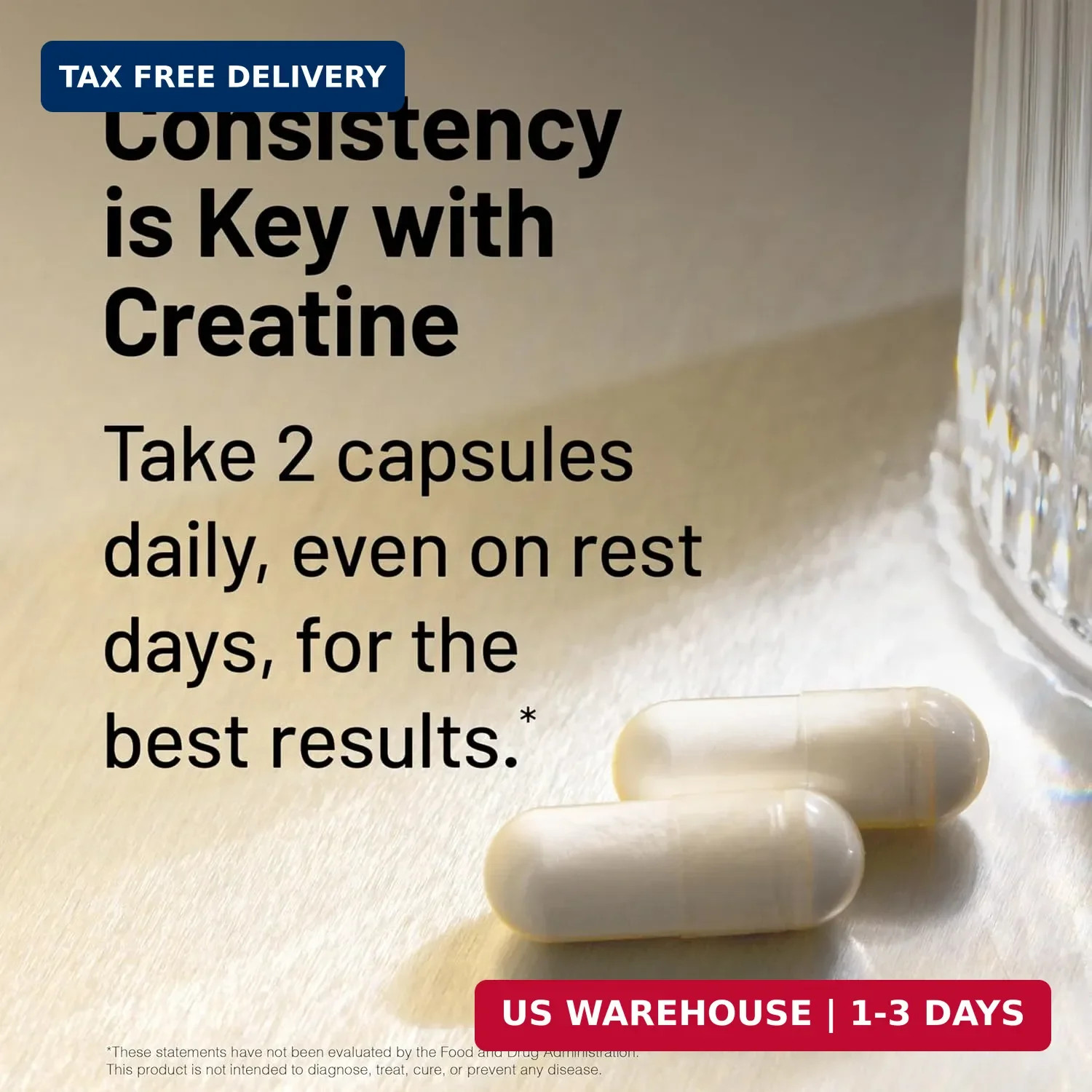 Micronized Creatine Monohydrate Pills, 2500mg Per Serving – Creatine