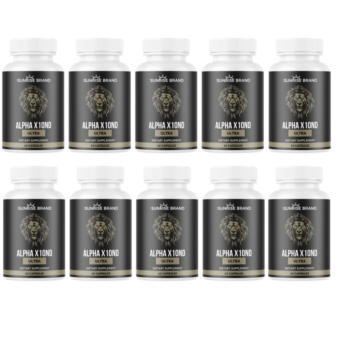 Alpha X10ND Ultra Pills – For Male Vitality 10 Bottles 600 Capsules