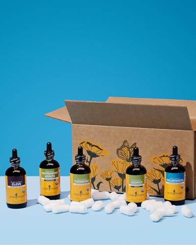 Herb Pharm Certified Organic Peppermint Spirits Liquid Extract Digestive Support