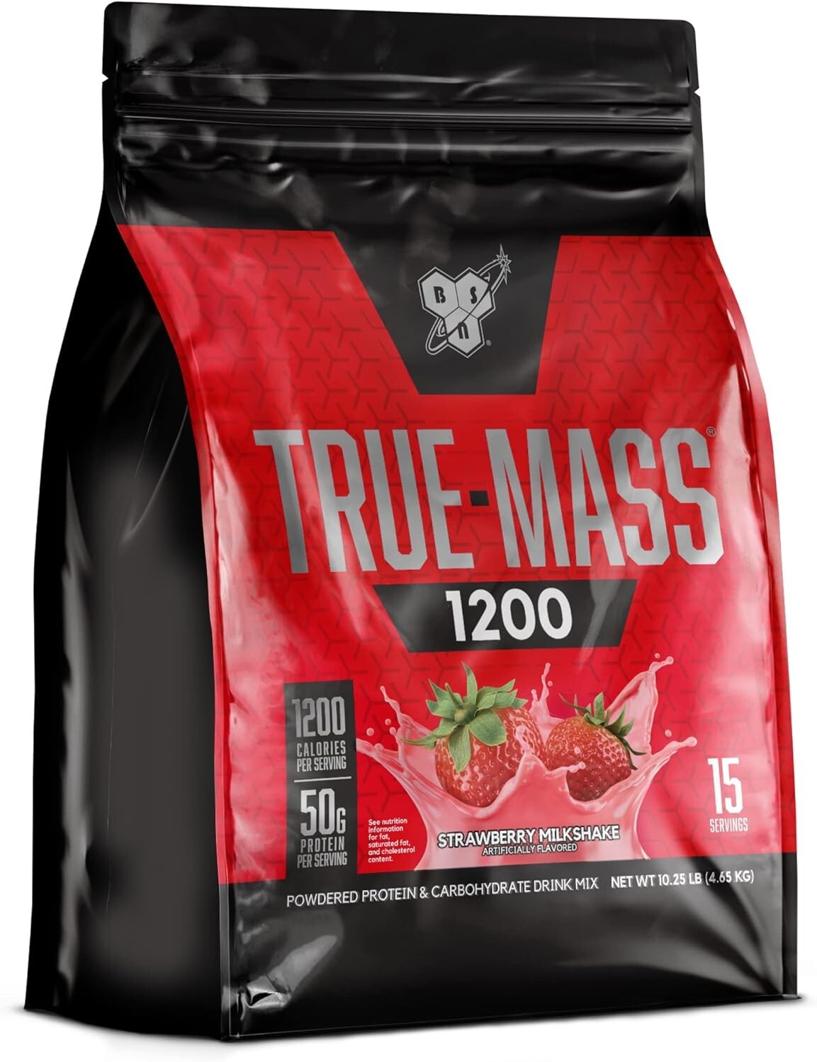 BSN True-Mass 1200 High Calorie Weight Mass Gainer 10.25LB Bags 3 Flavors New
