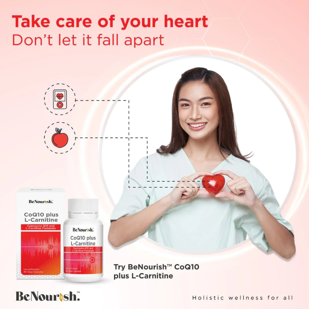 BENOURISH CoQ10 Coenzyme & L-Carnitine Fumarate (30s)