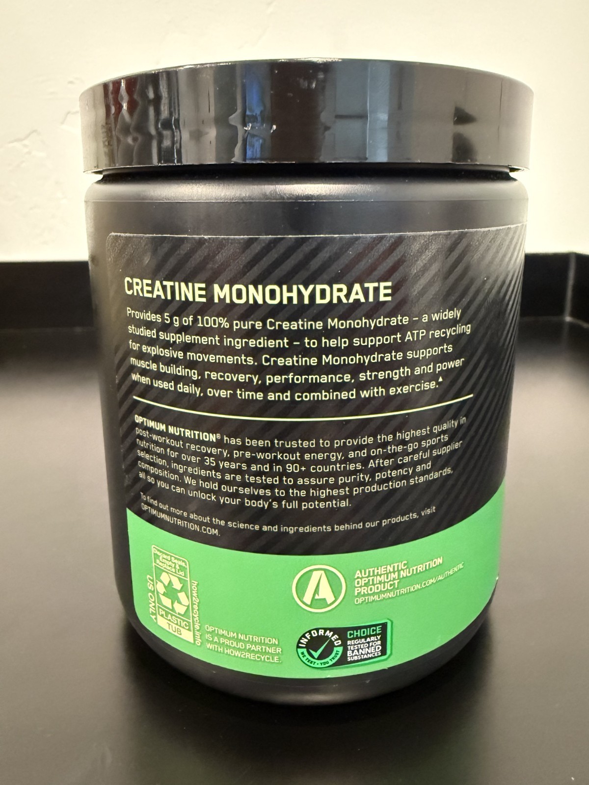 Optimum Nutrition Micronized Creatine Powder 60 Servings Unflavored Pack Of 2