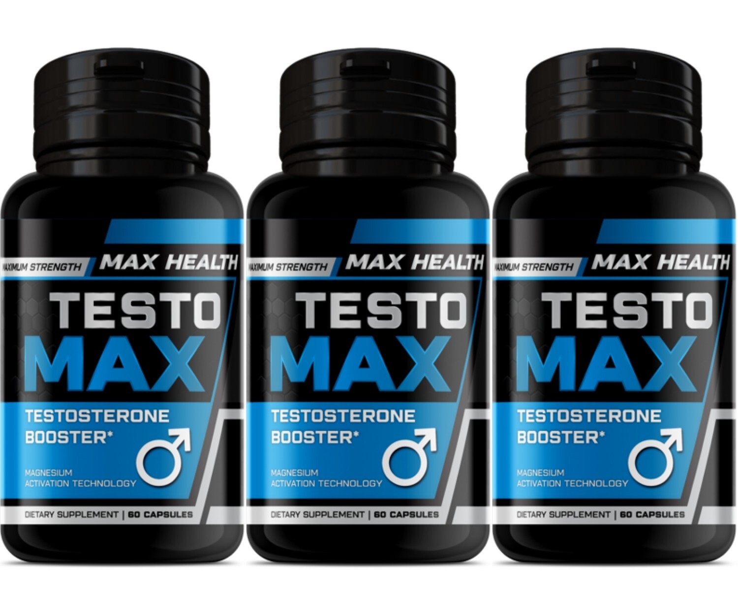 3 Pack Men’s Testo Booster Male Enhancement Libido Stamina Energy Power 180ct