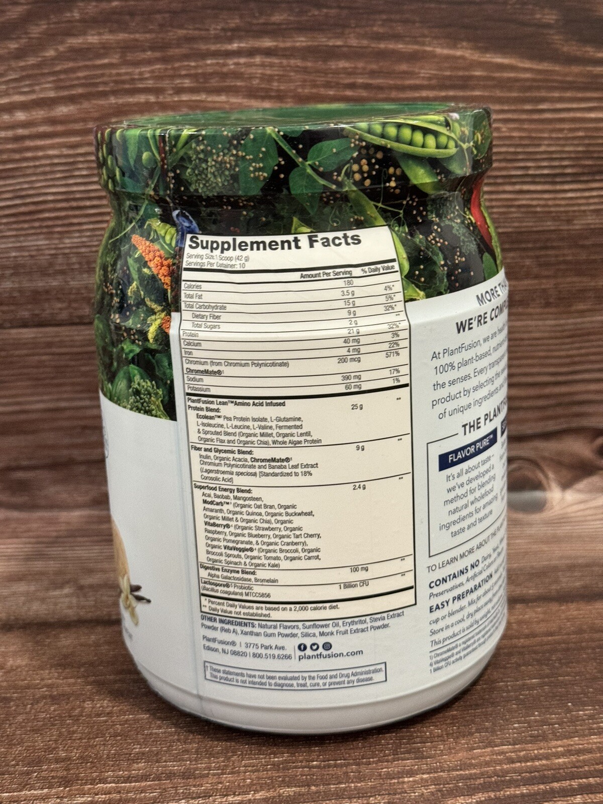 Complete Lean, Creamy Vanilla Bean, 14.82 oz (420 g)