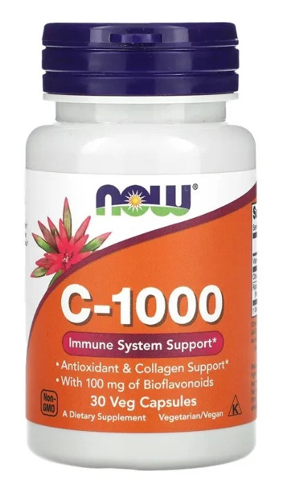 NOW Foods – C-1000, 30 Veg Capsules, by NOW Foods