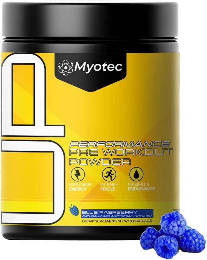 UP Mid Stimulant Pre Workout Powder, Energy Focus Pumps, Loaded with Caffeine Be