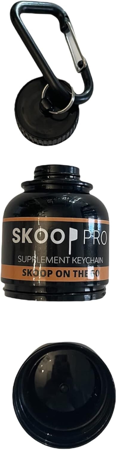 Set of 2 RNB DIGITAL-Skoop Pro Protein Powder and Supplement Funnel Keychain