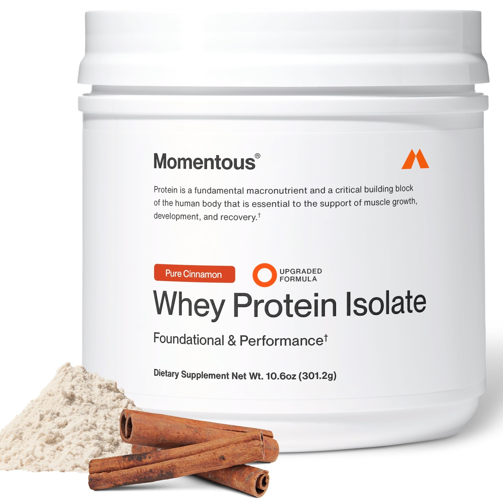 Momentous Essential Grass-Fed Whey Protein Powder – 20 g Whey Isolate Protein…