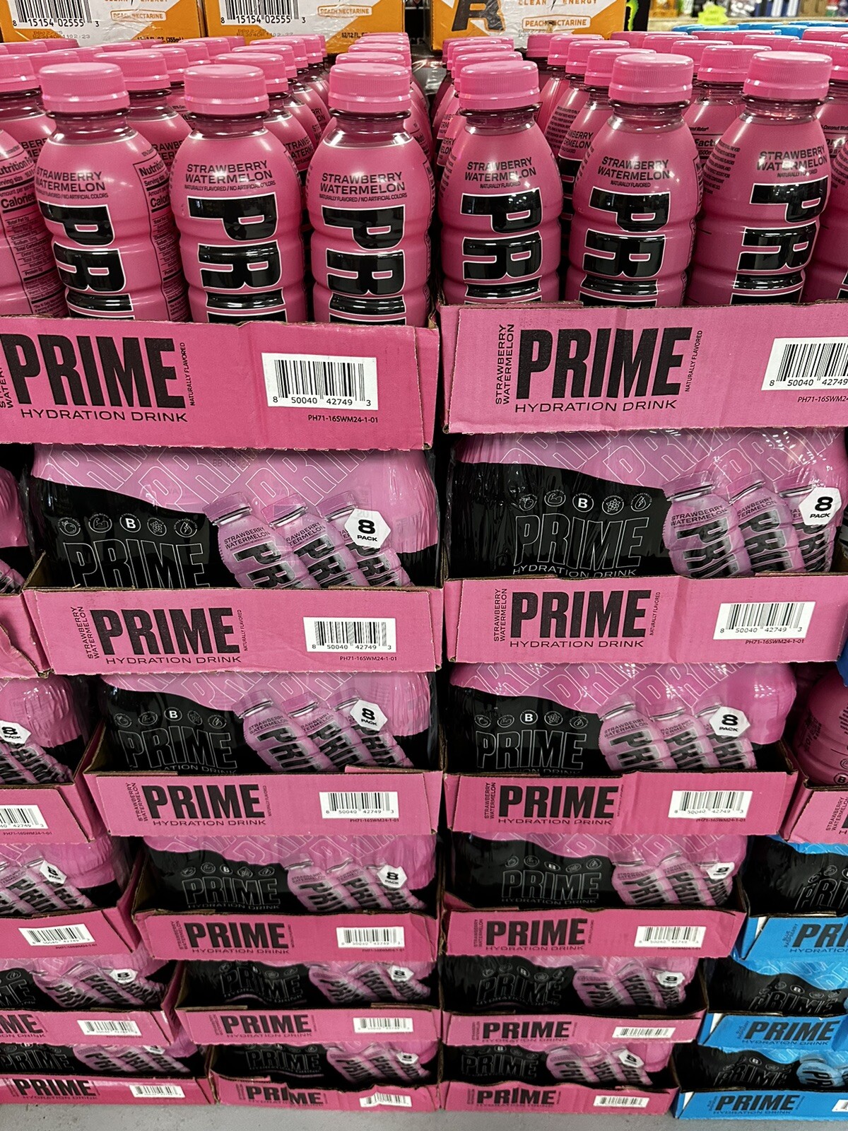 12 Pack PRIME Hydration Drink Strawberry Watermelon Logan Paul KSI