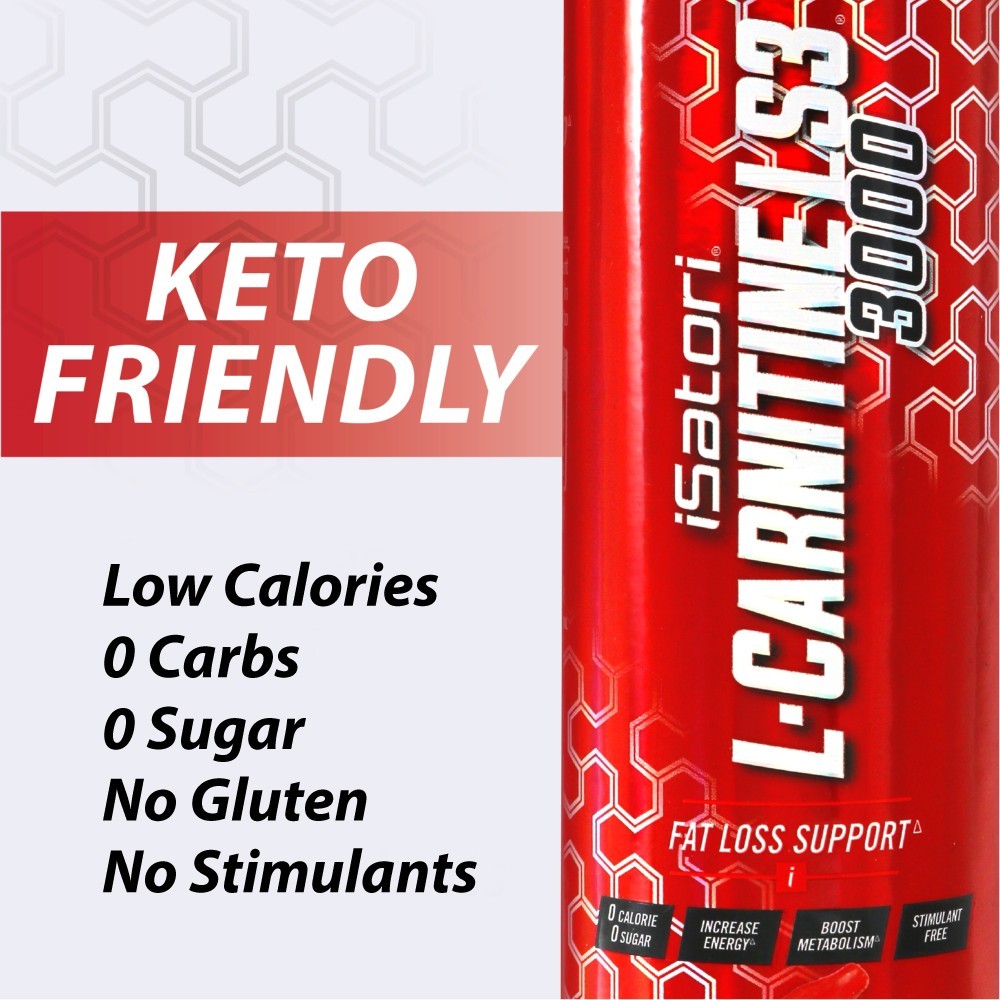 L-CARNITINE LS3 3000 Fat Loss – Metabolism Activator – Lemon Lime (32 Servings)
