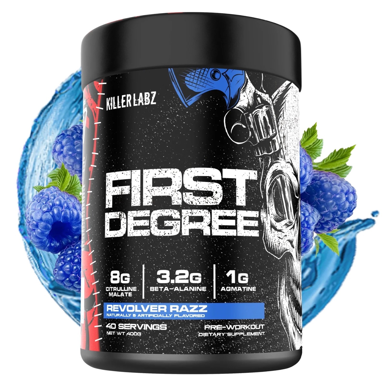 Killer Labz FIRST DEGREE High Stim Pre-Workout 2 Flavors to choose Description