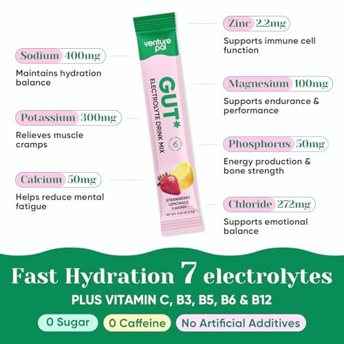 2-in-1 Hydration Packets + Gut Health 1 Pound (Pack of 1) V1-Variety