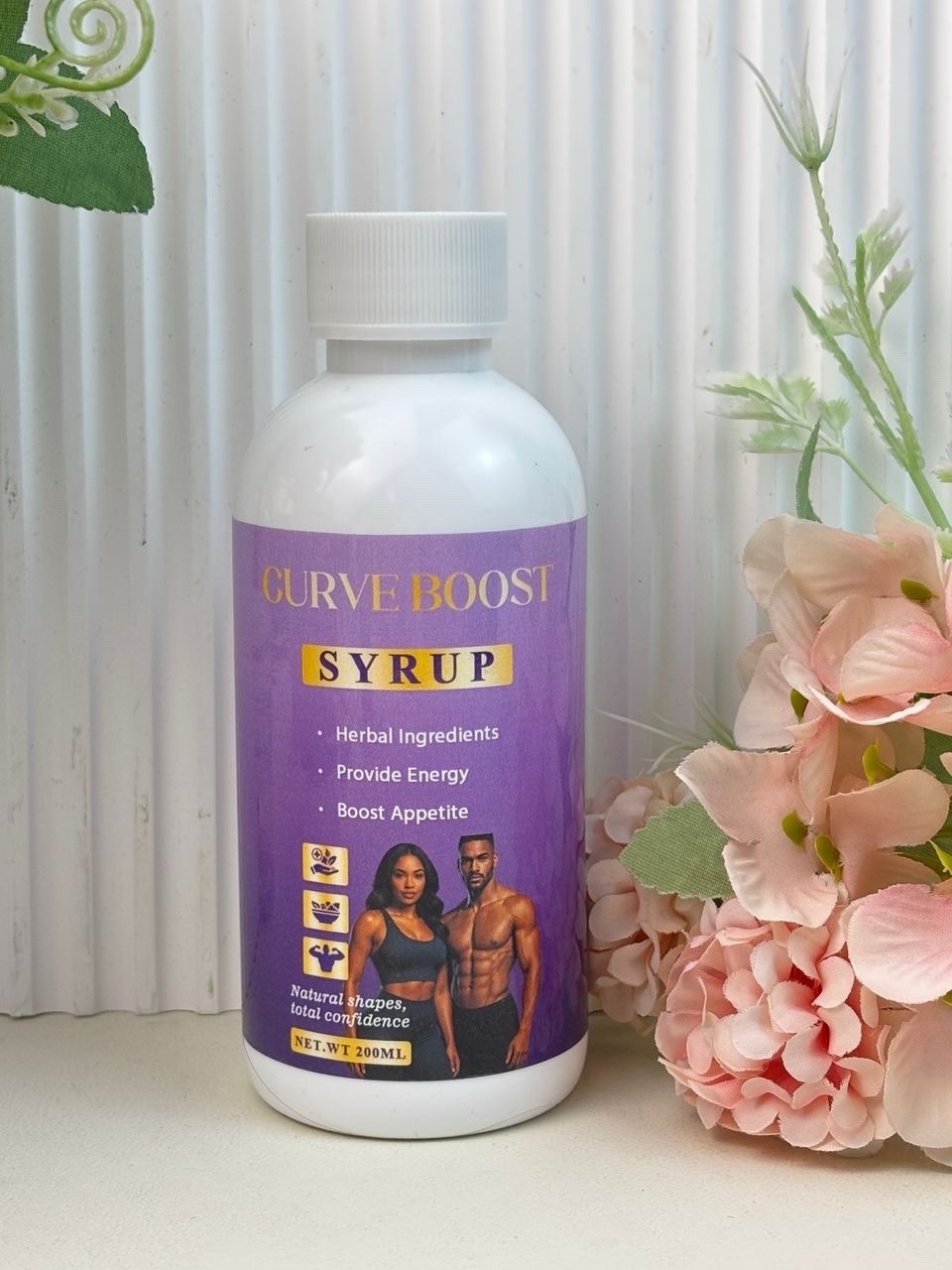 CurveBoost Body Enhancement Kit Syrup, Capsules, Protein Natural Curves Formula