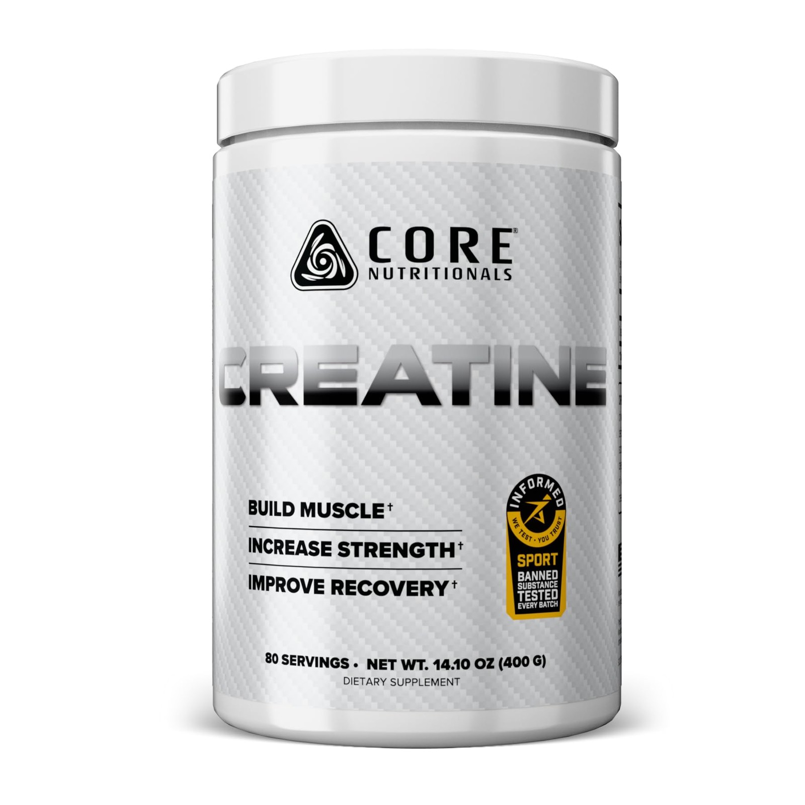Creatine Monohydrate | Increase Strength, Build Muscle, Improve Recovery | 5g…