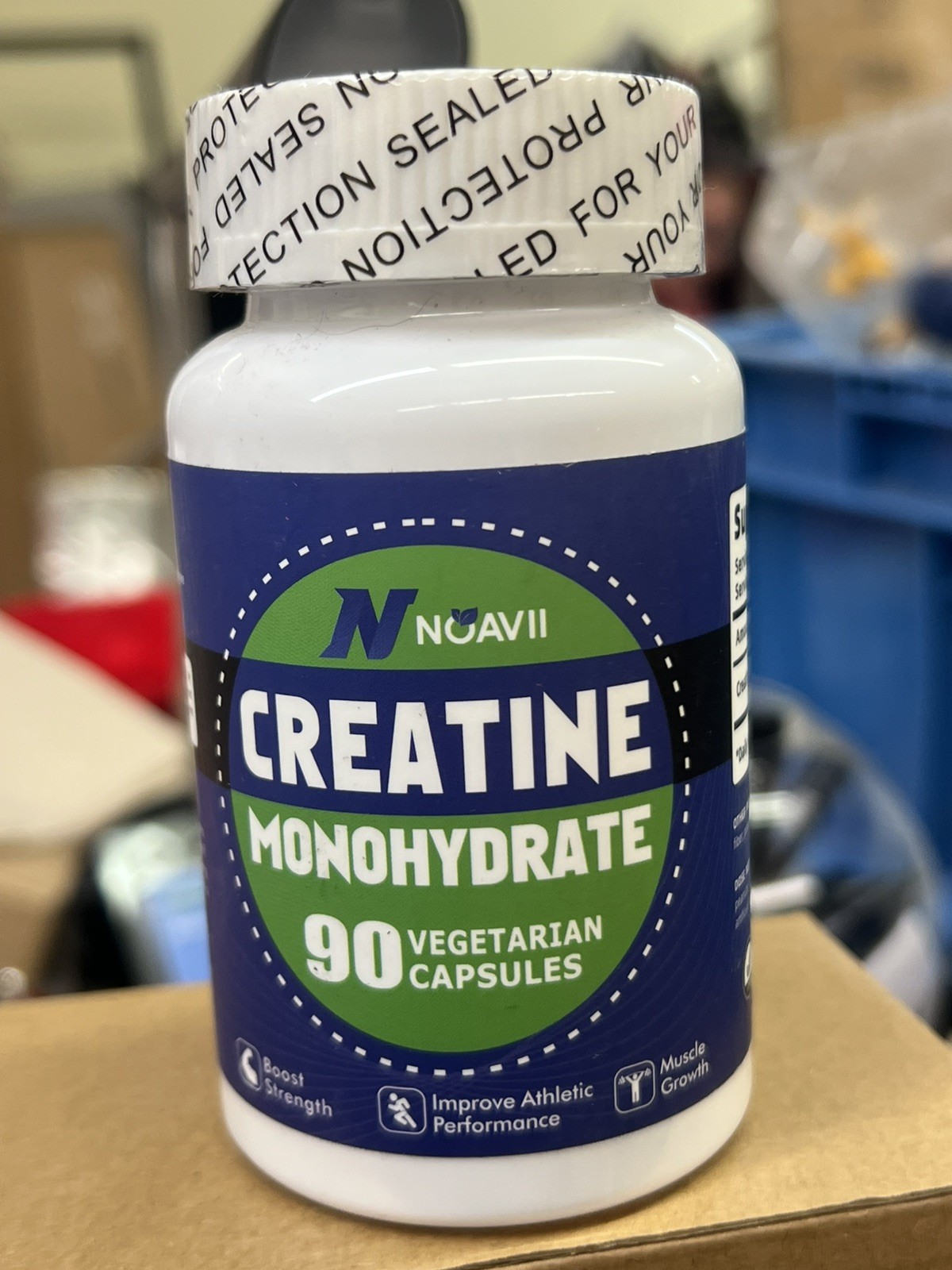 NoavII Creatine Monohydrate Muscle Gain 90 Capsules Exp. 07/2026