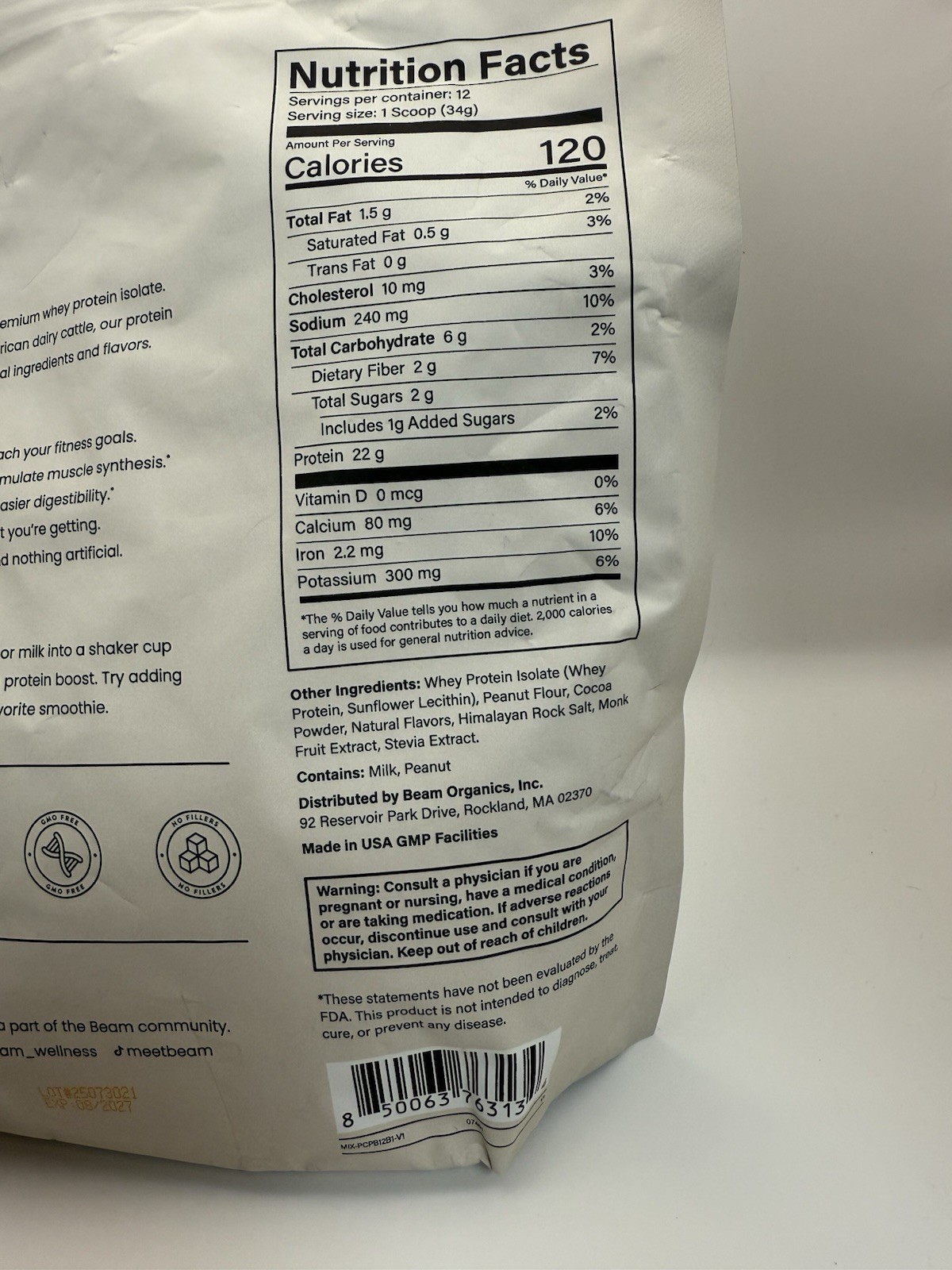 Whey Protein, Chocolate Peanut Butter, 14.39 oz (408 g)