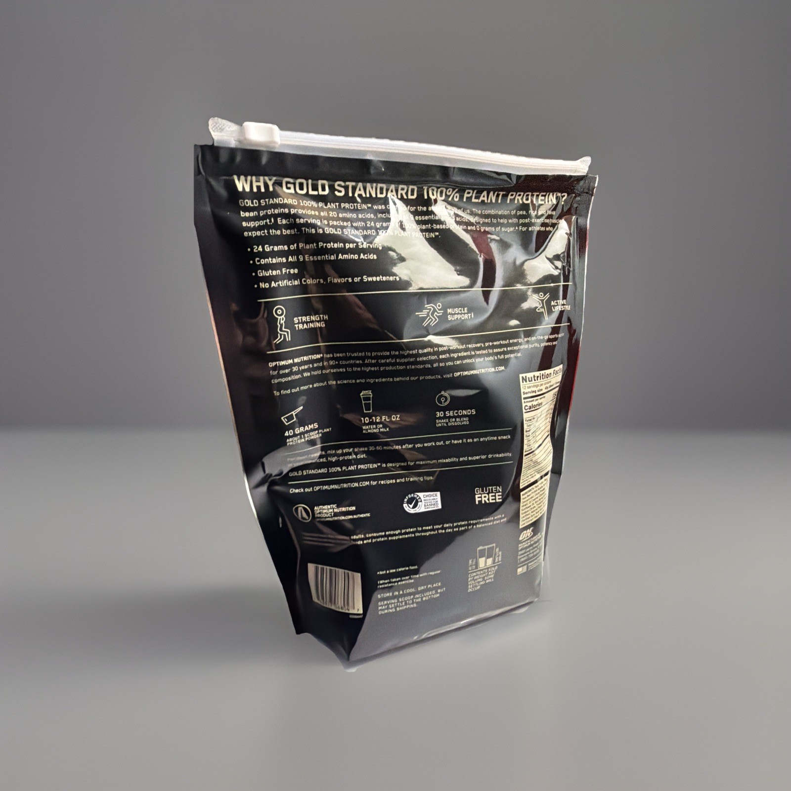 Optimum Nutrition Gold Standard Plant Protein Powder. Chocolate Fudge. Sealed.