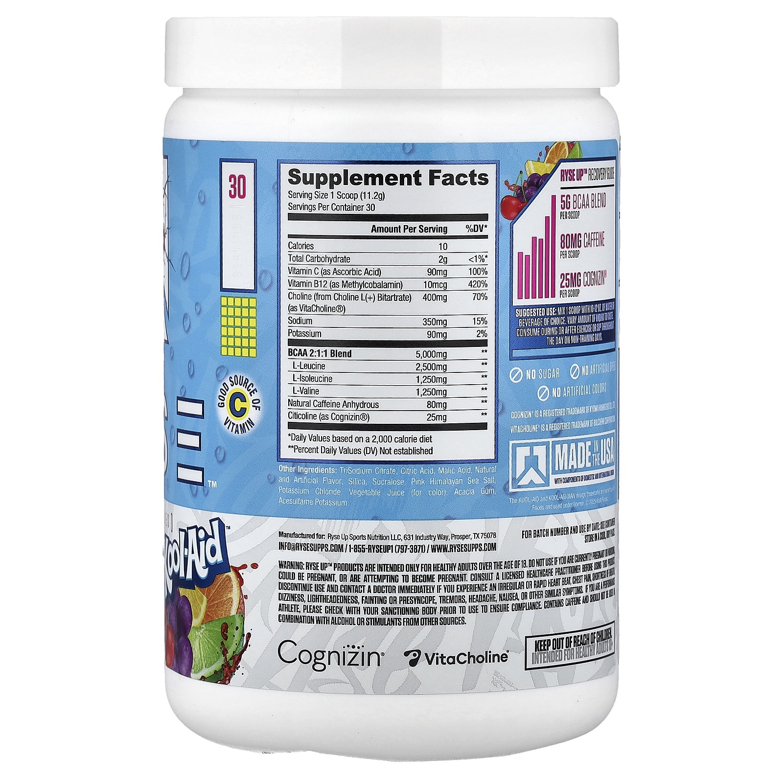 Element Series, BCAA Focus, Kool-Aid, Tropical Punch, 11.7 oz (333 g)