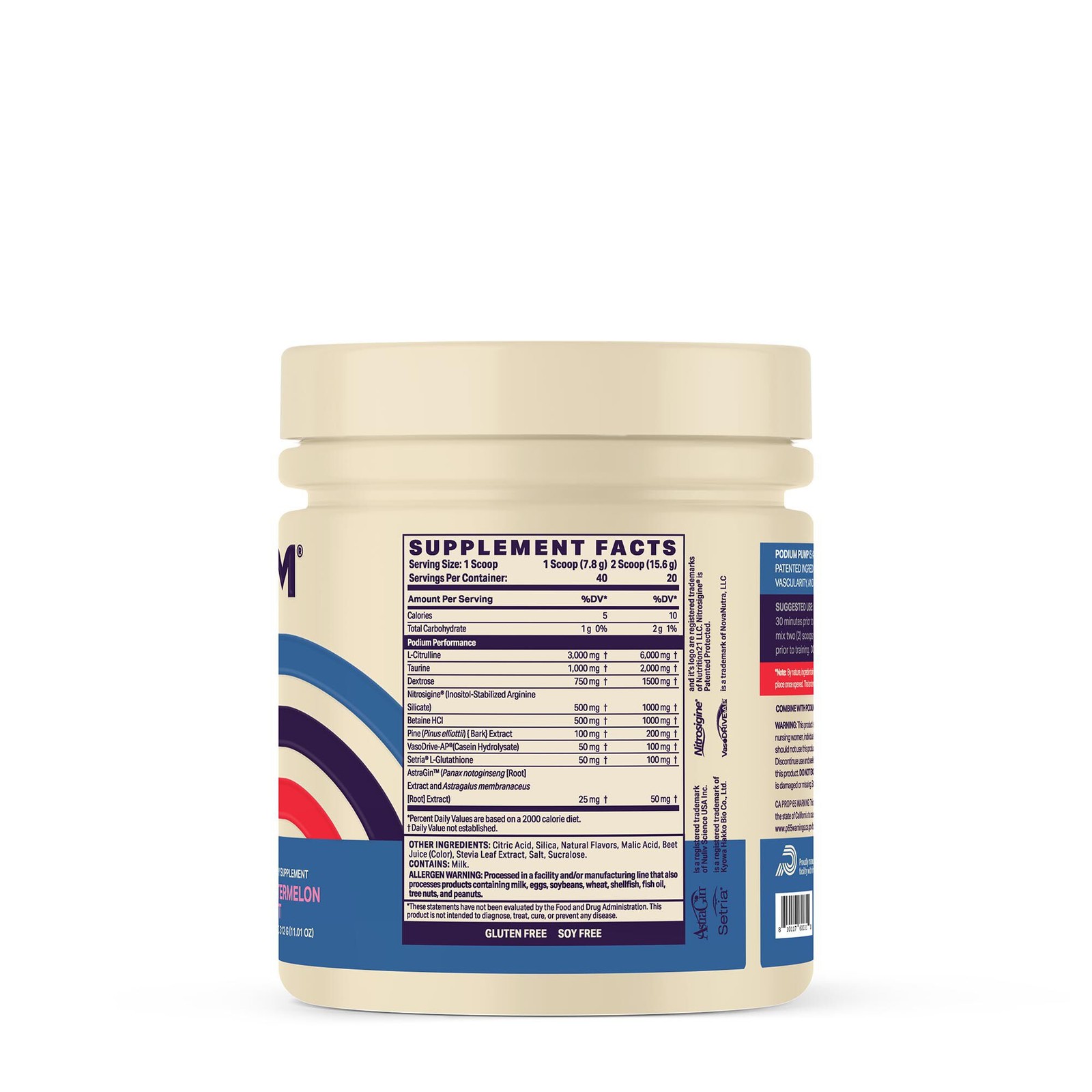 PUMP Non-Stim Pre – Watermelon Mint (40 Servings)