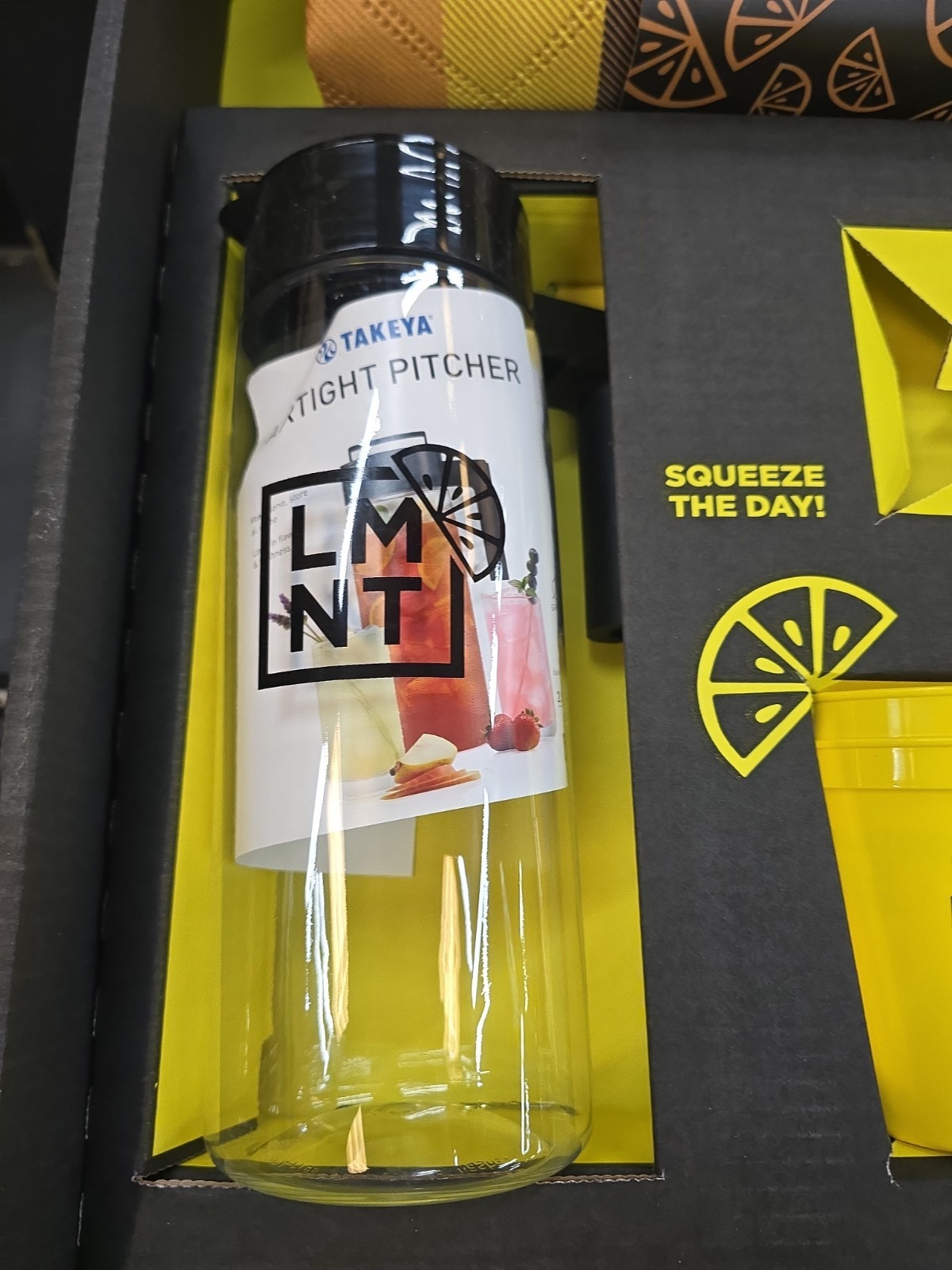 LMNT Lemonade + Iced Tea Kit: 2 Qt. Pitcher , Picnic Blanket, (4) Cups,