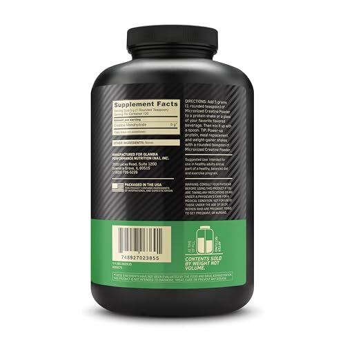 Micronized Creatine Powder Unflavored 1.32 lb 600 g