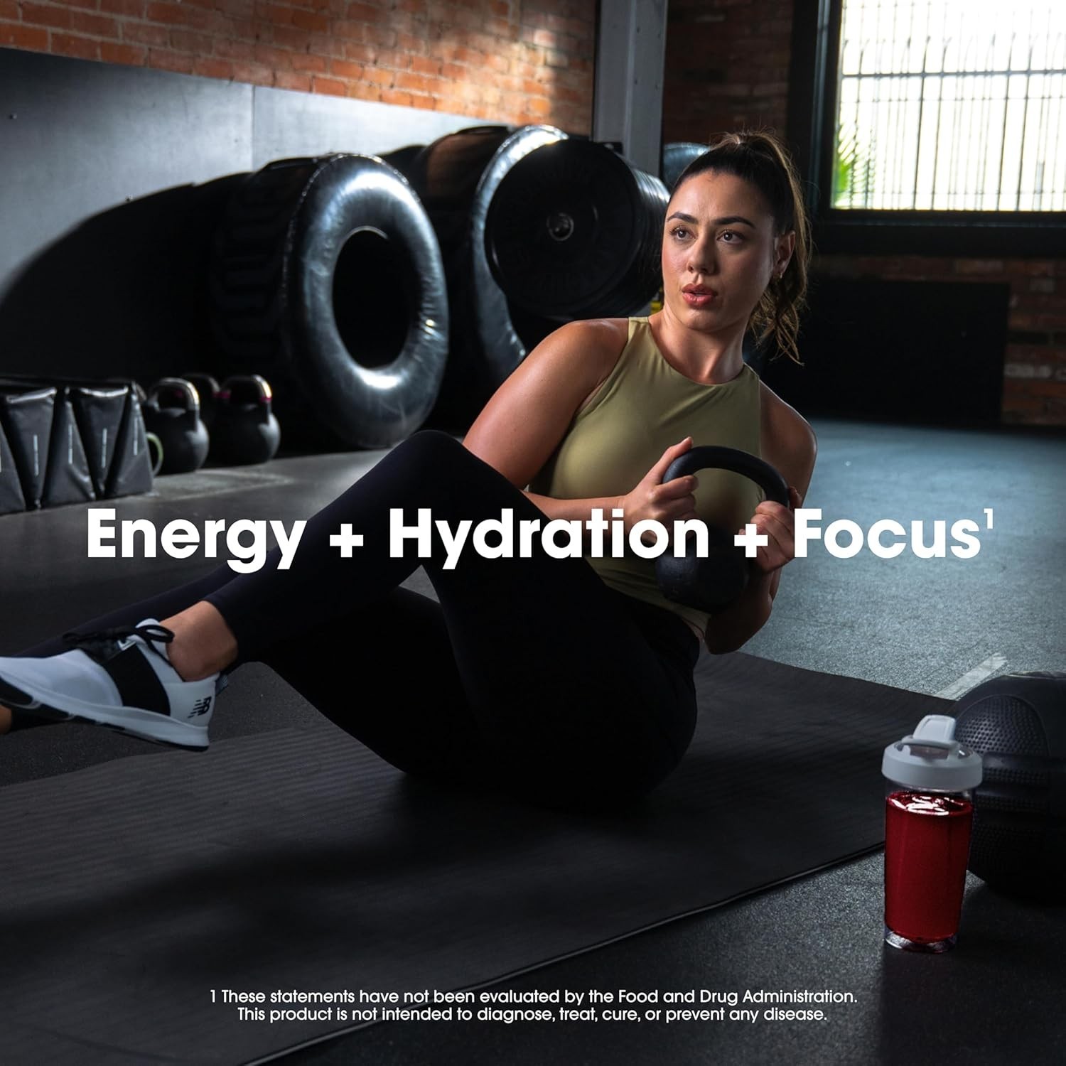 Enhanced Amino Energy & Focus Powder – Sugar-Free BCAA & Caffeine, 30 Servings