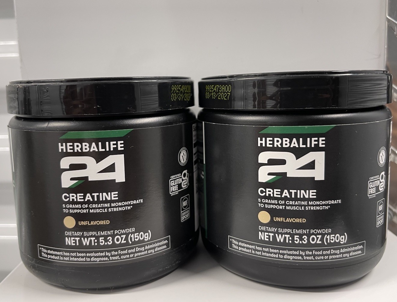 2xCreatine Monohydrate 5.3oz Unflavored to Support Muscle Ex 2/27