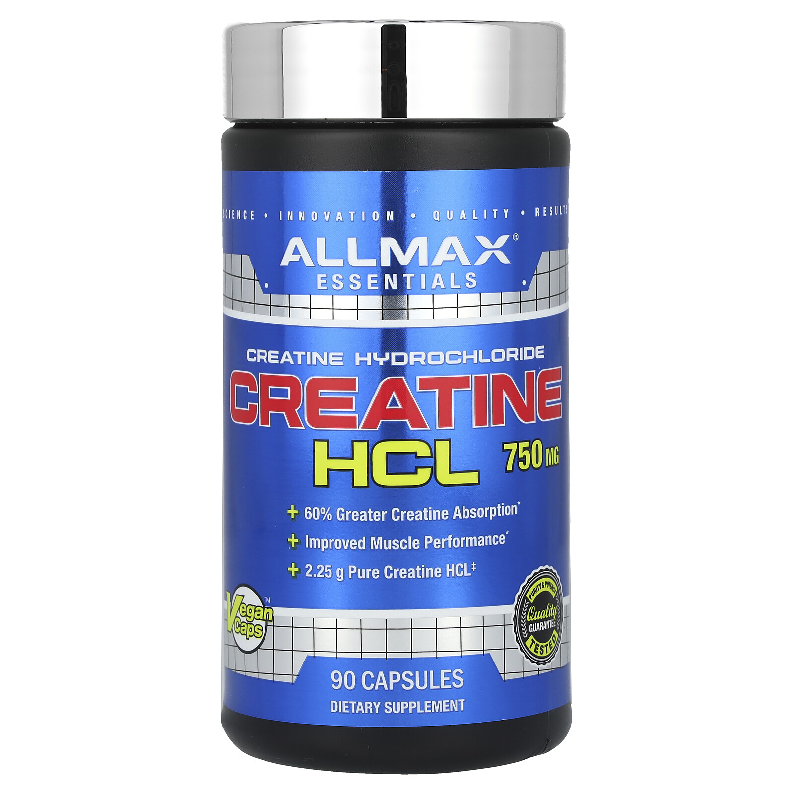Creatine HCL, 750 mg, 90 Capsules