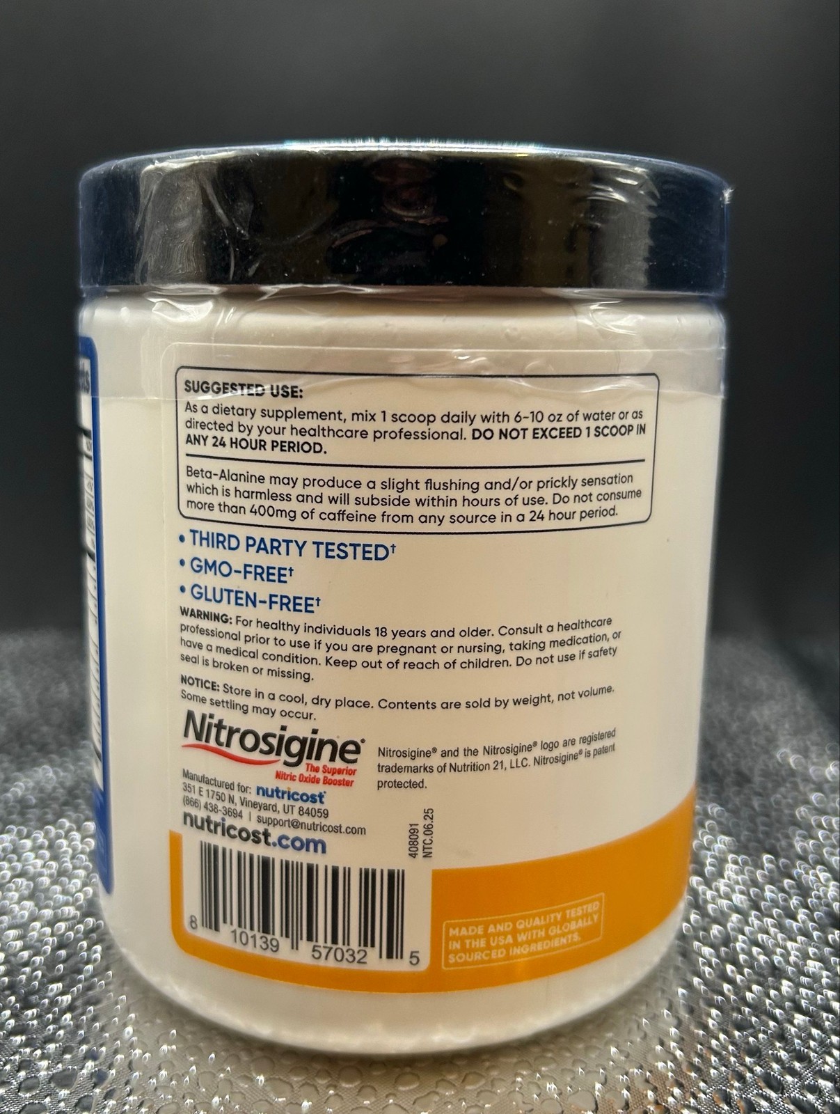 Nutricost Performance Pre-Workout Complex Peach Mango – 30 Servings New
