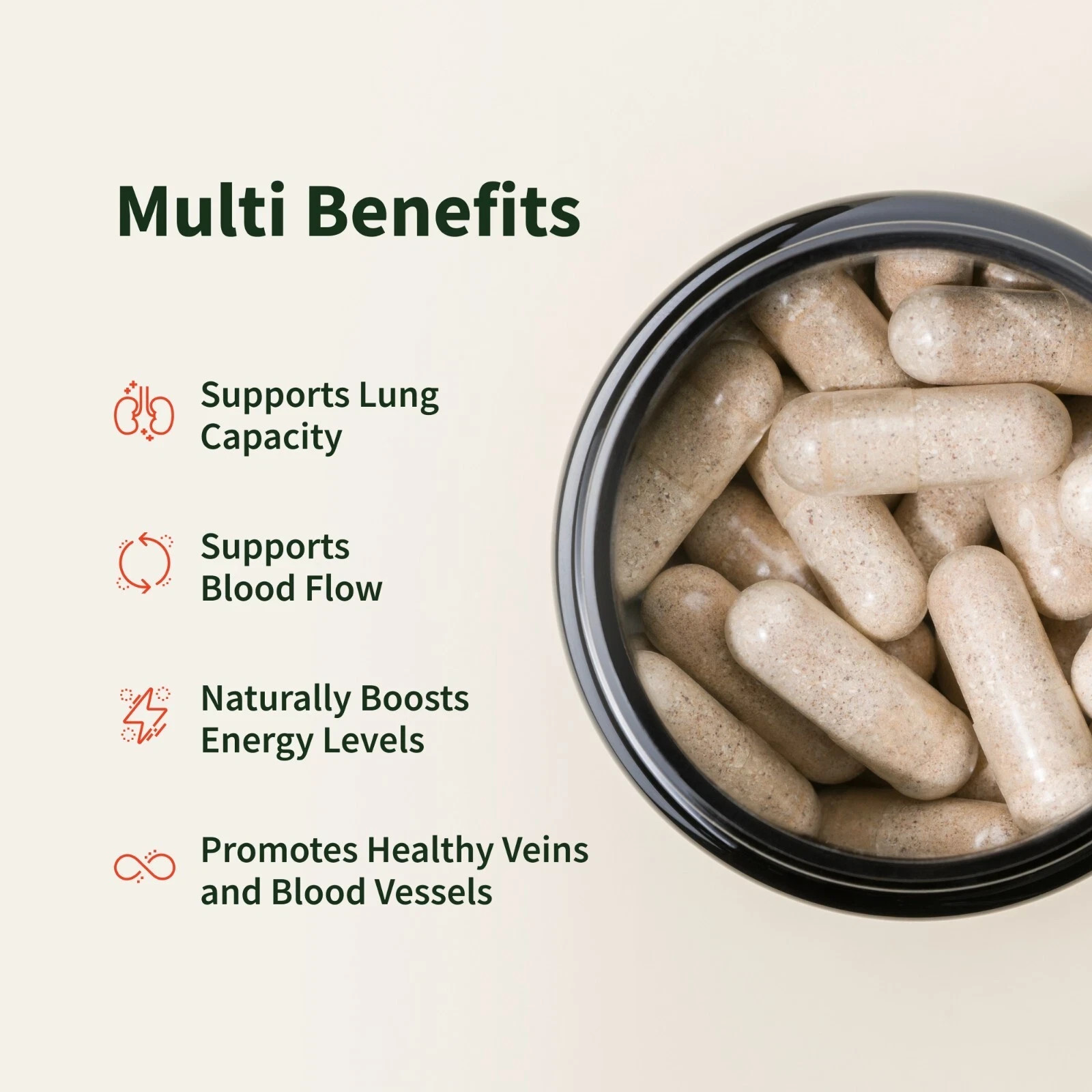 SNAP Nitric Oxide Booster Capsules, Circulation & Muscle Support, 60 Capsules