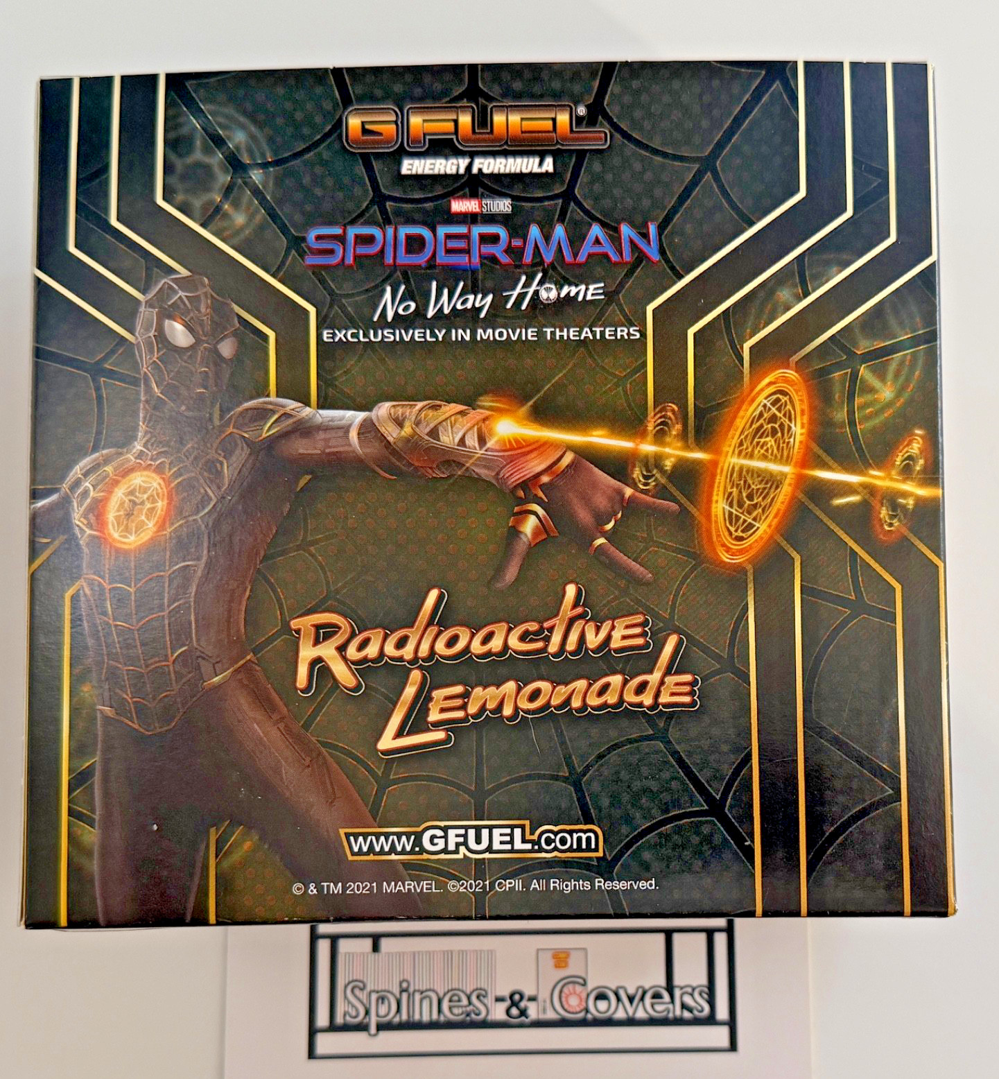 Gfuel Spider-Man Radioactive lemonade black and yellow collectors box set