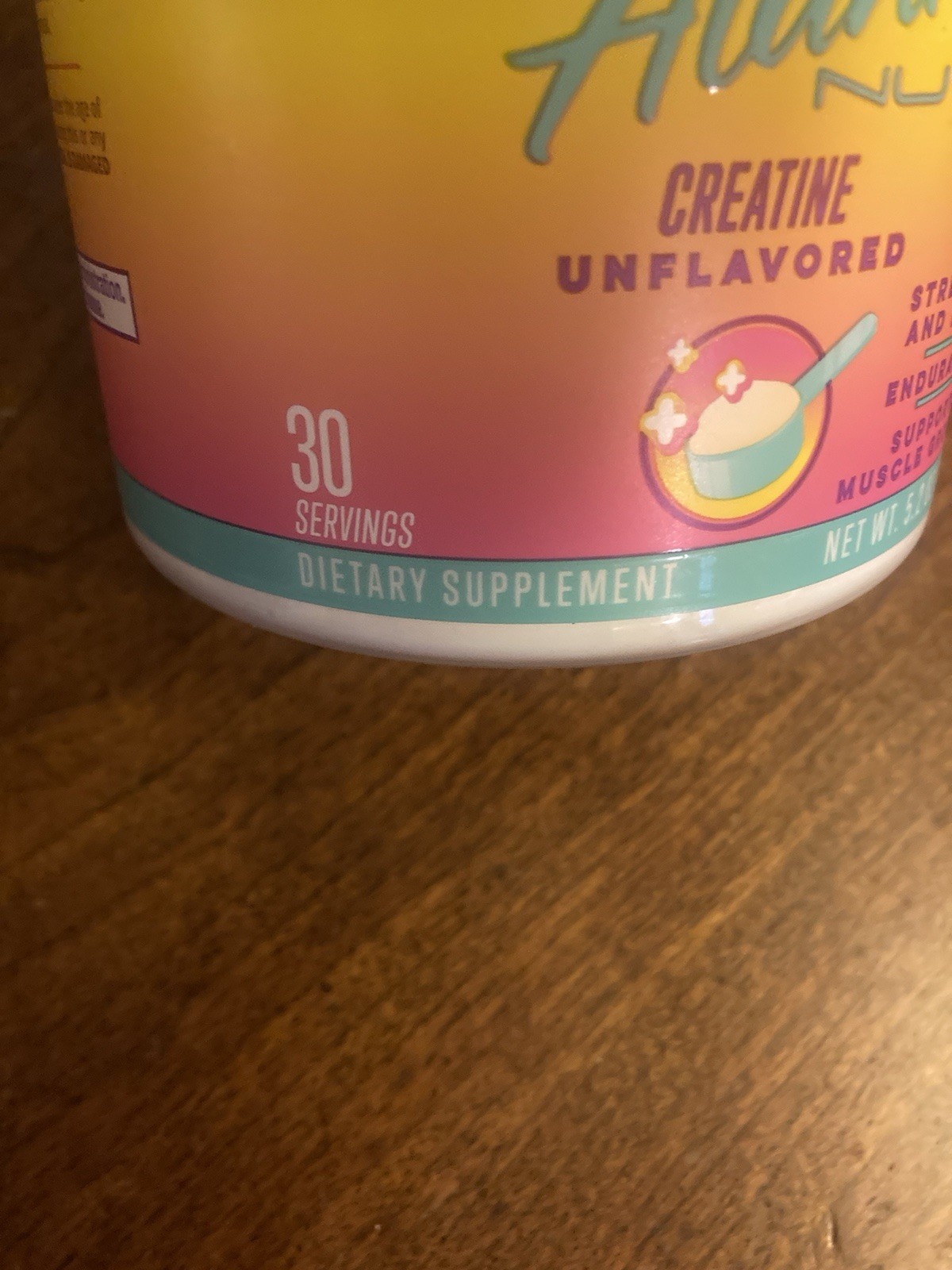 Alani Unflavored Creatine Powder Exp 12/26