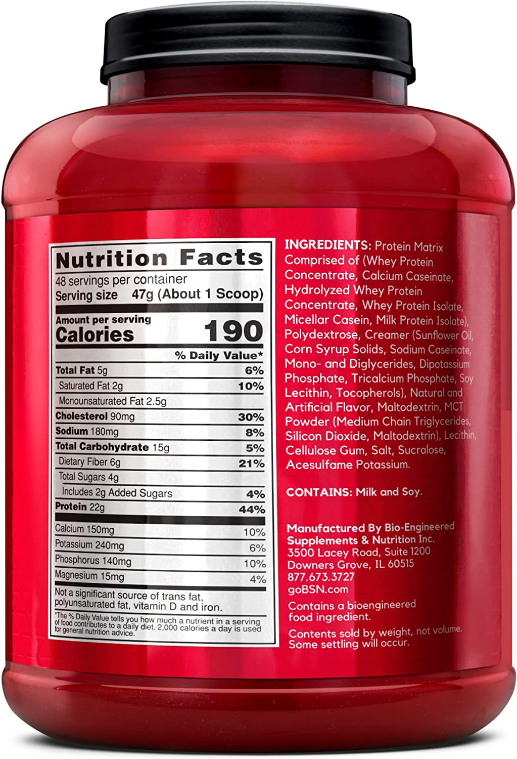 SYNTHA-6 Whey Protein Powder, Micellar Casein, Milk Protein Isolate Powder, Vani