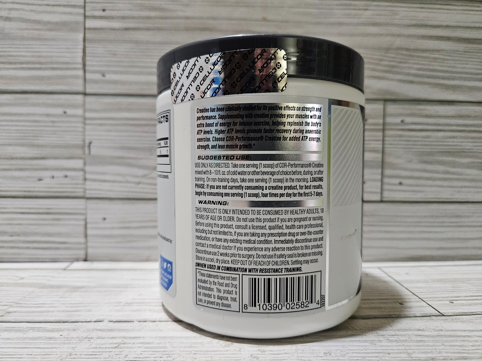 Cellucor Cor-Performance Creatine Unflavored 72 Servings 12.69oz 8/2026