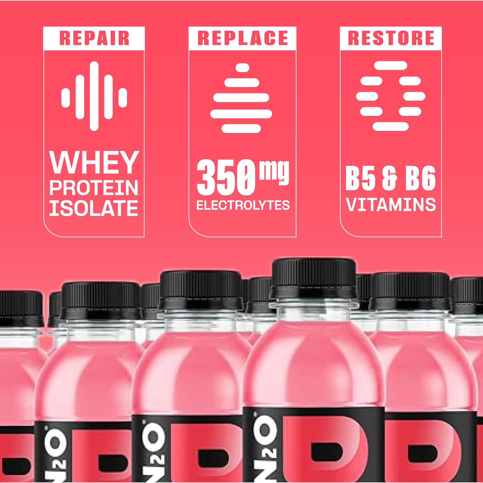 Protein2o Hydration Drink – 2-in-1 Liquid Clear Whey 16.9 Fl Oz (Pack of 12)