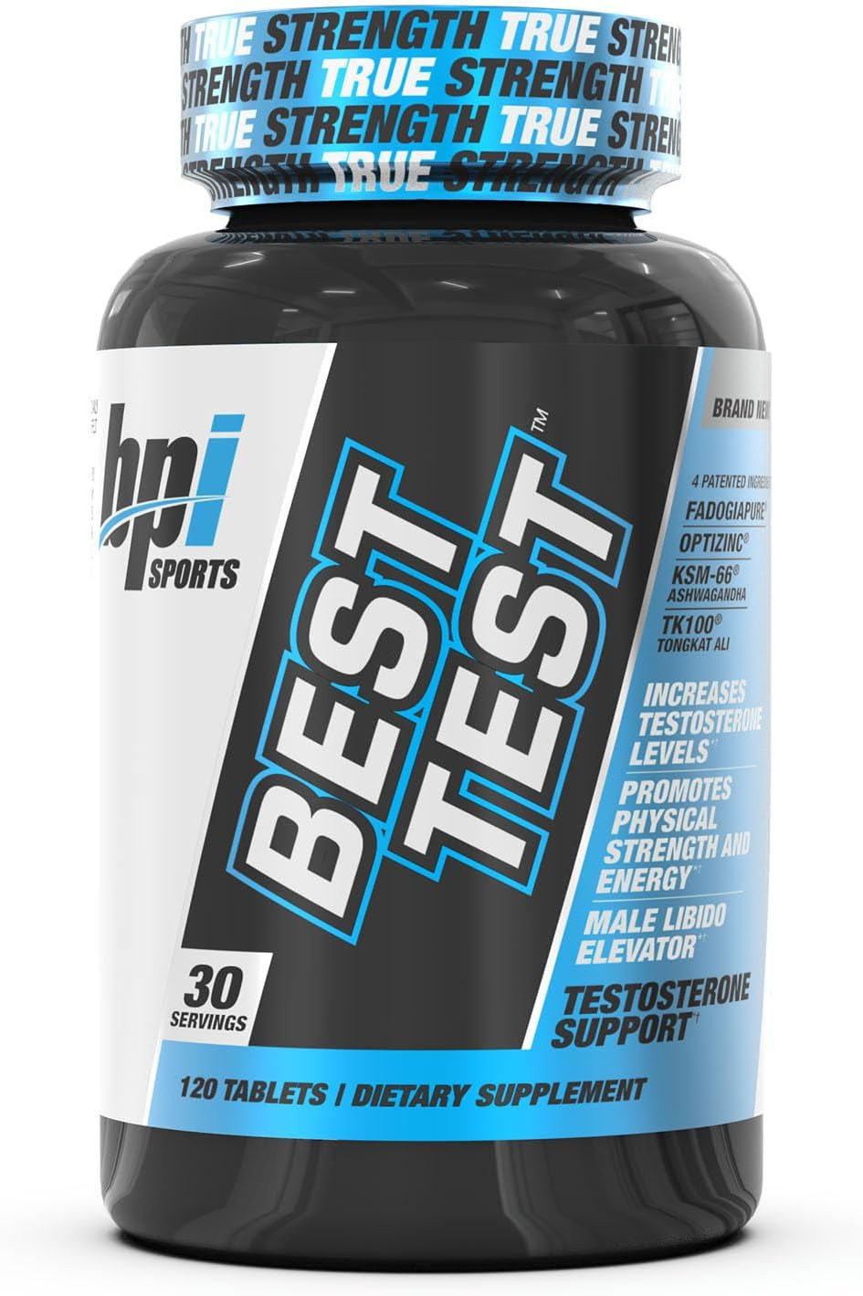 BPI Sports Best Test – Testosterone Booster for Muscle & Energy Support, 30 Serv