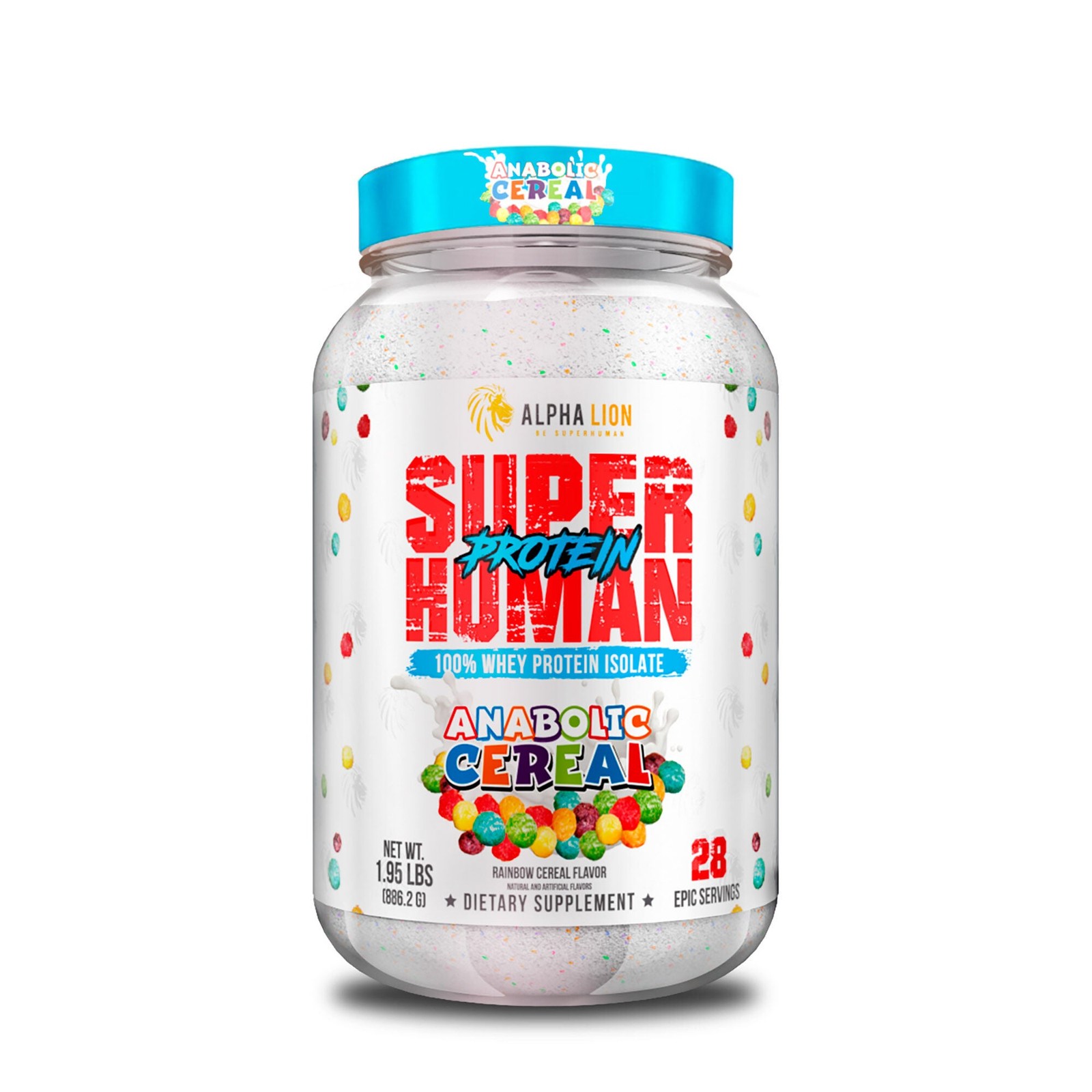 Superhuman 100% Whey Protein Isolate – Fruity Cereal (28 Servings)