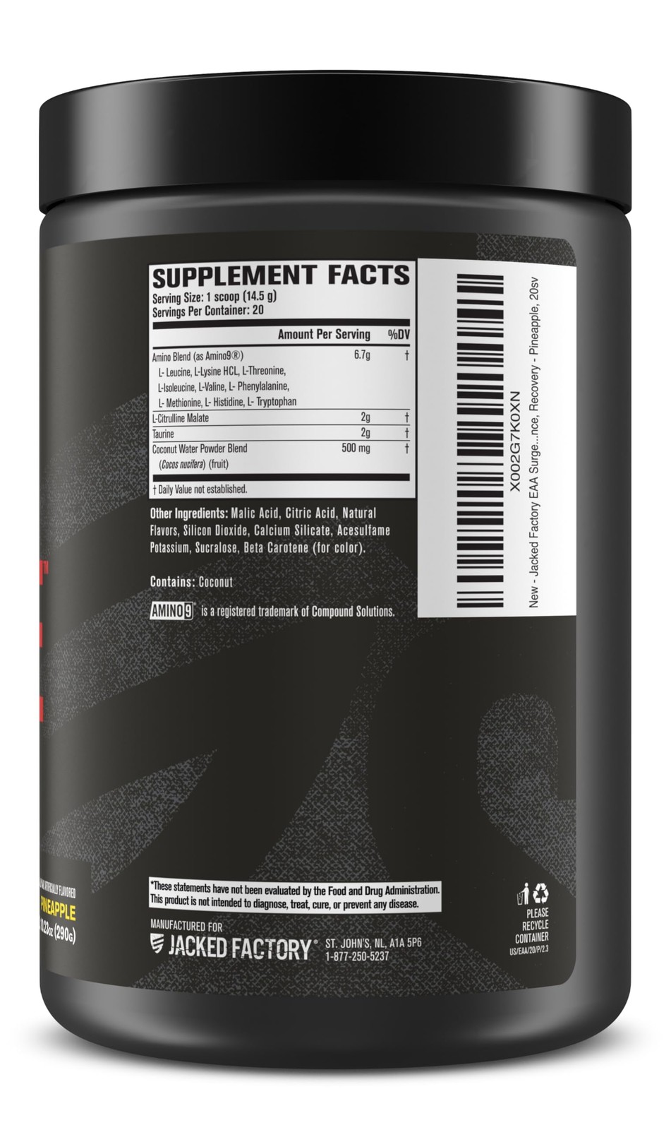 EAA Surge Essential Amino Acids Powder – EAAS & BCAA Intra Workout Supplement…