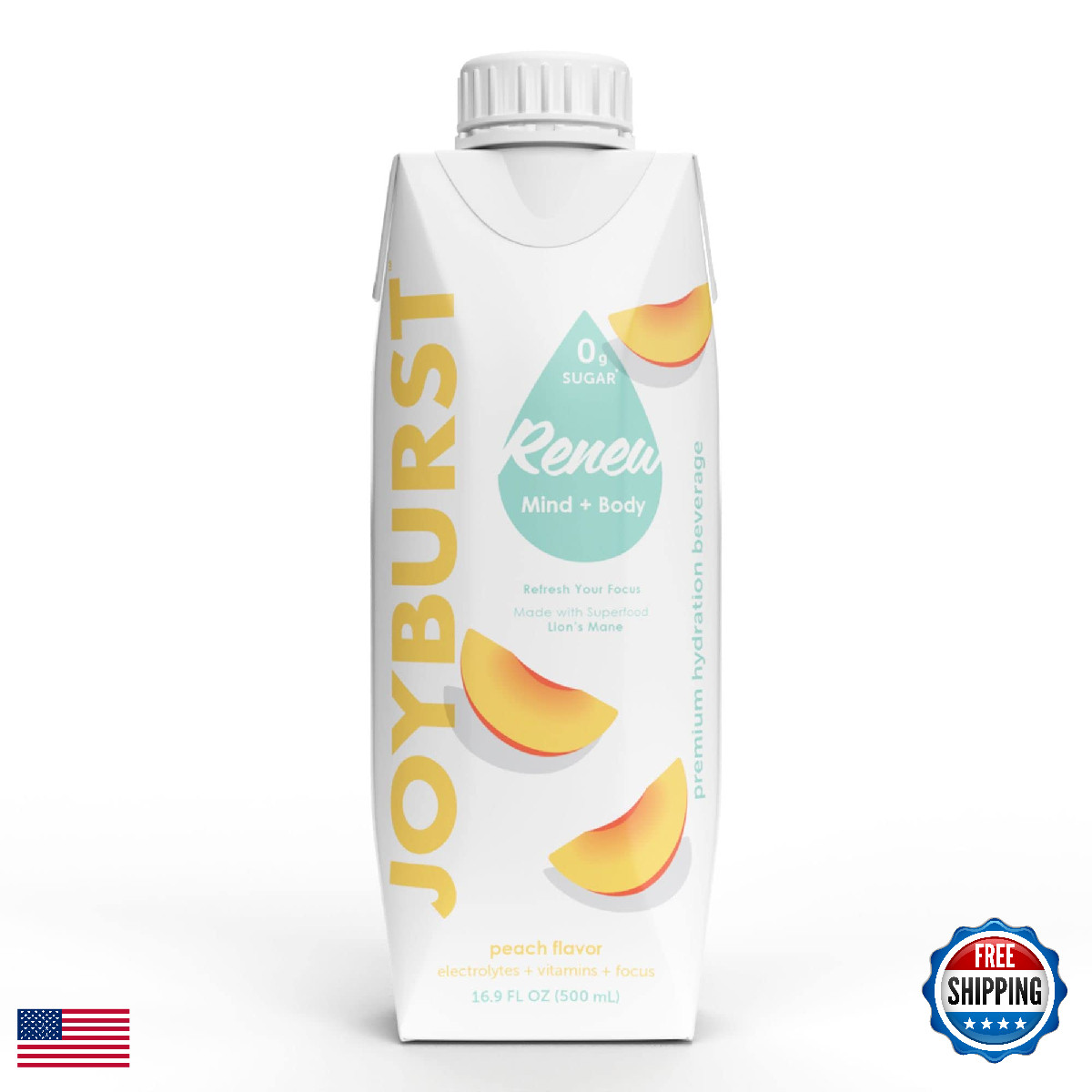 Joyburst Sugar Electrolyte Water Zero Calorie Hydration Drink Refresh
