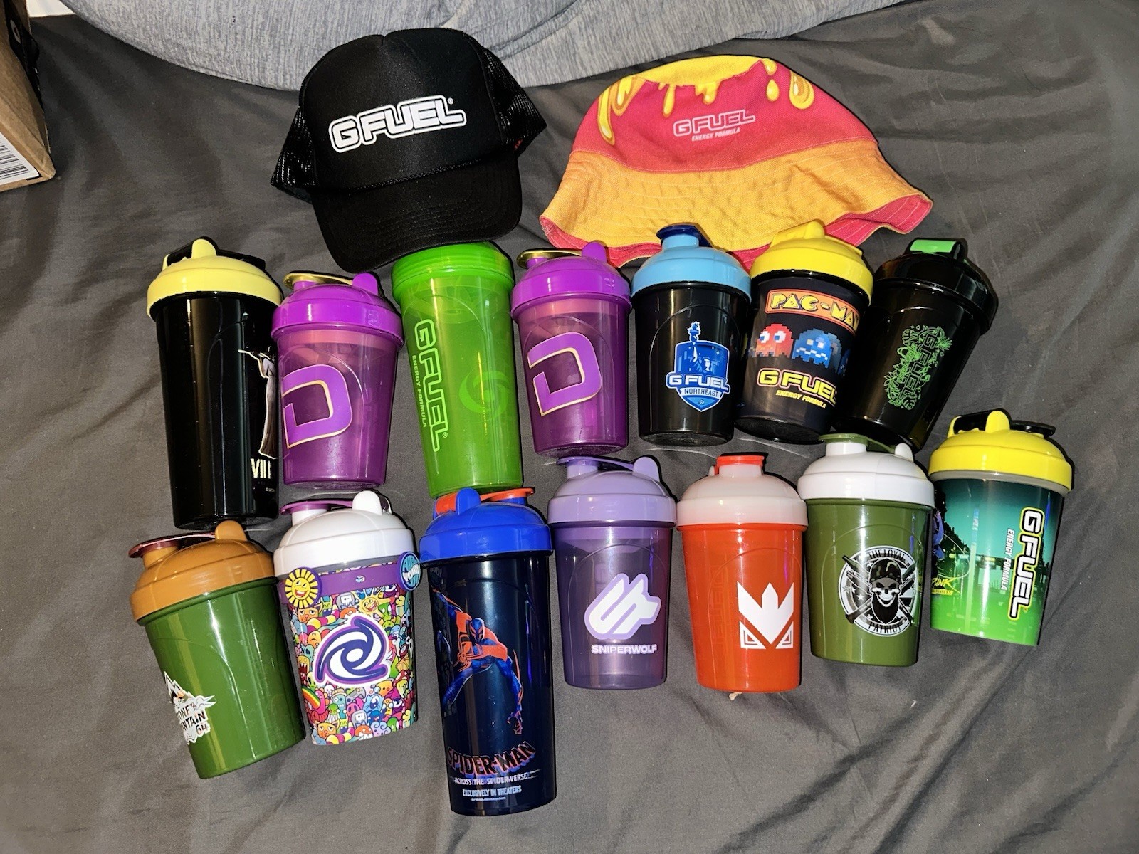 CRAZY GFUEL LOT! RARE NECKLACE,SHAKERS,HATS! 🚨READ DESCRIPTION🚨
